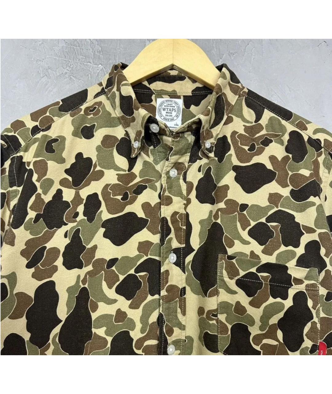 WTAPS Хлопковая кэжуал рубашка, фото 4