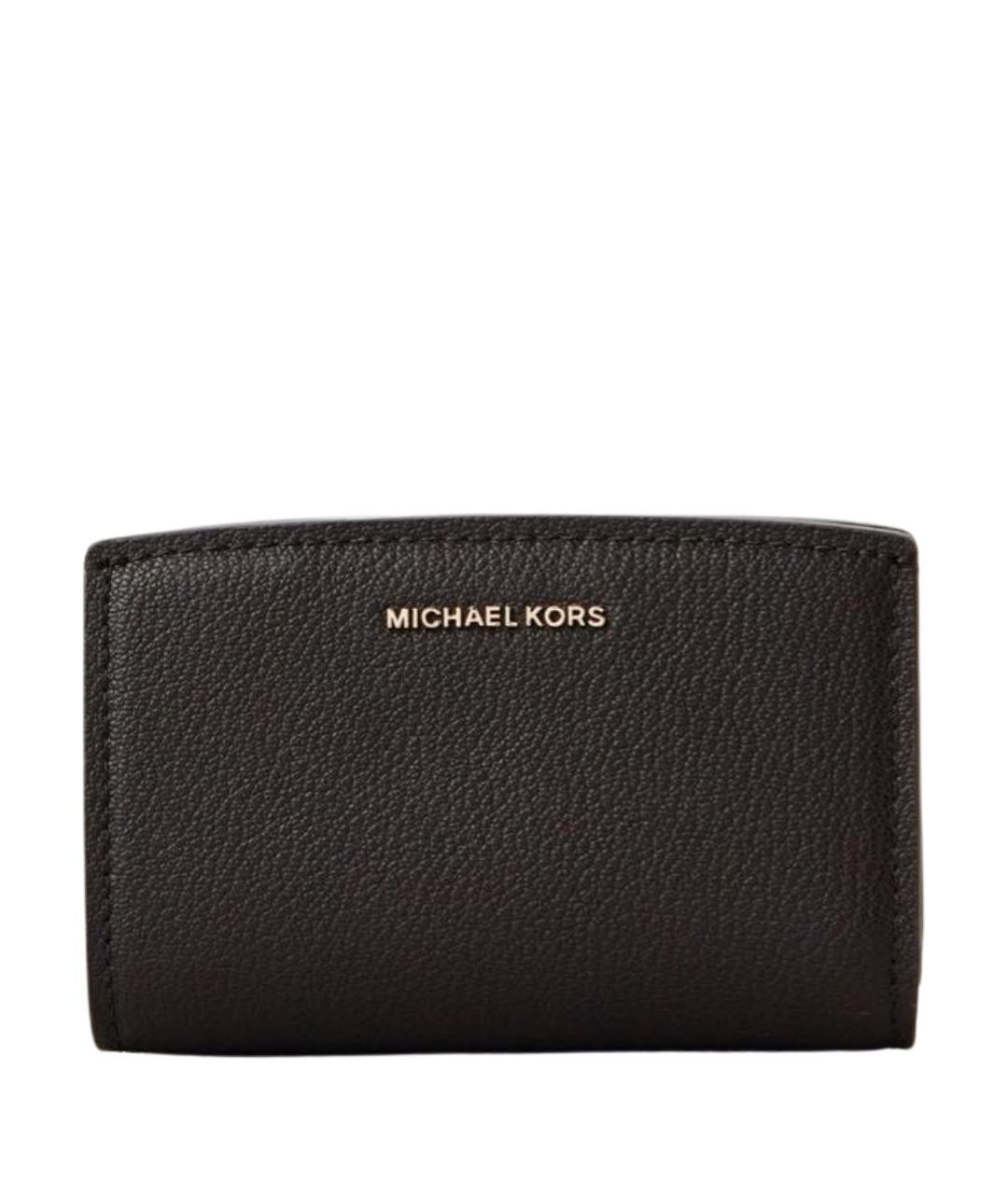 MICHAEL MICHAEL KORS Коричневый кожаный кошелек, фото 1