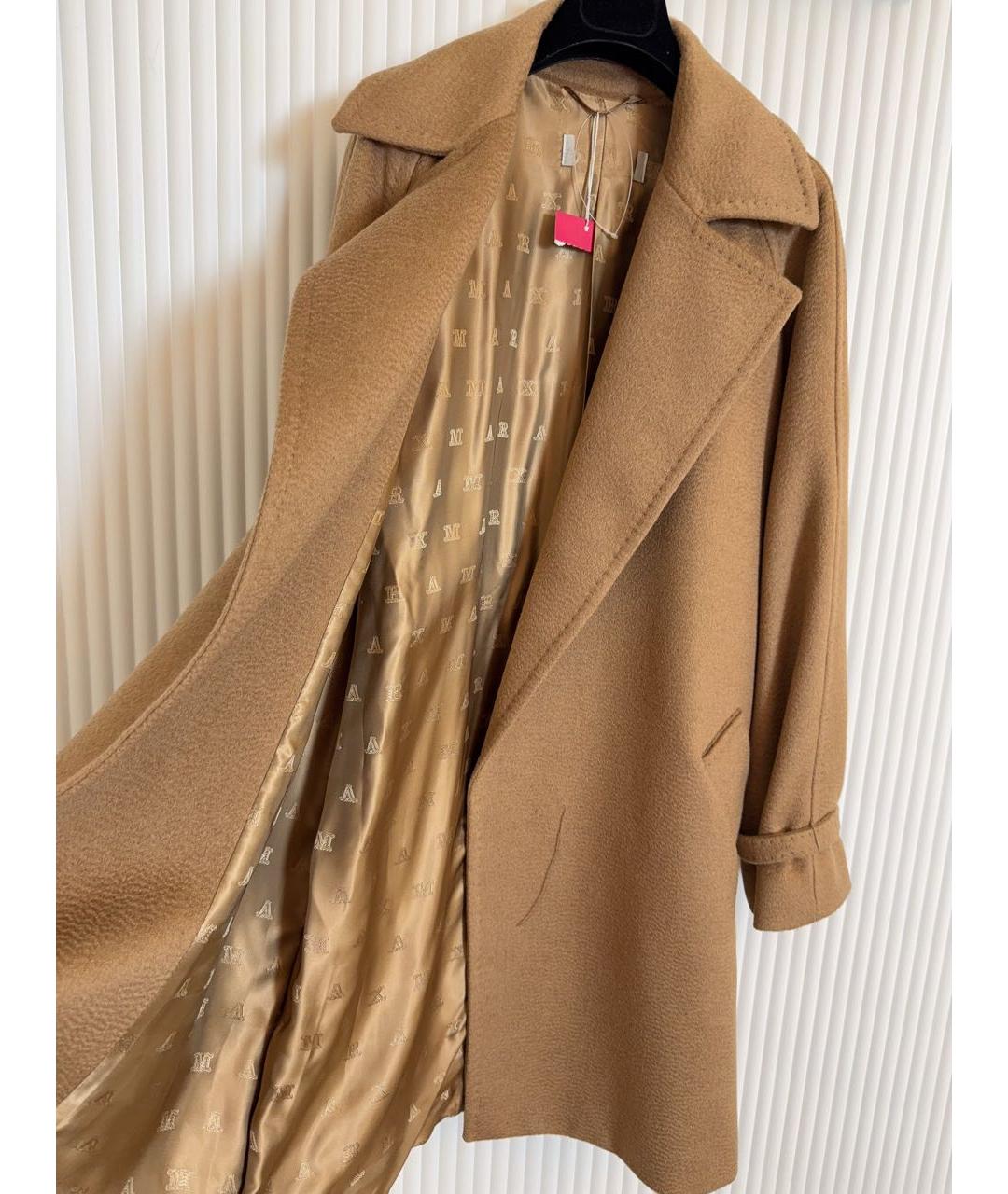 MAX MARA Бежевое кашемировое пальто, фото 4