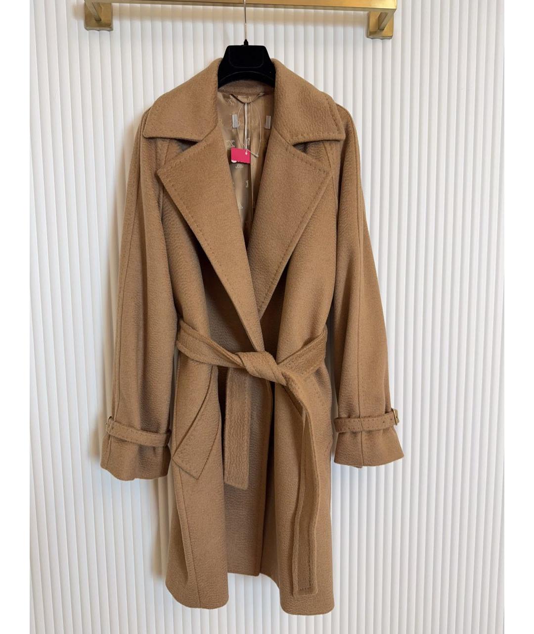 MAX MARA Бежевое кашемировое пальто, фото 9