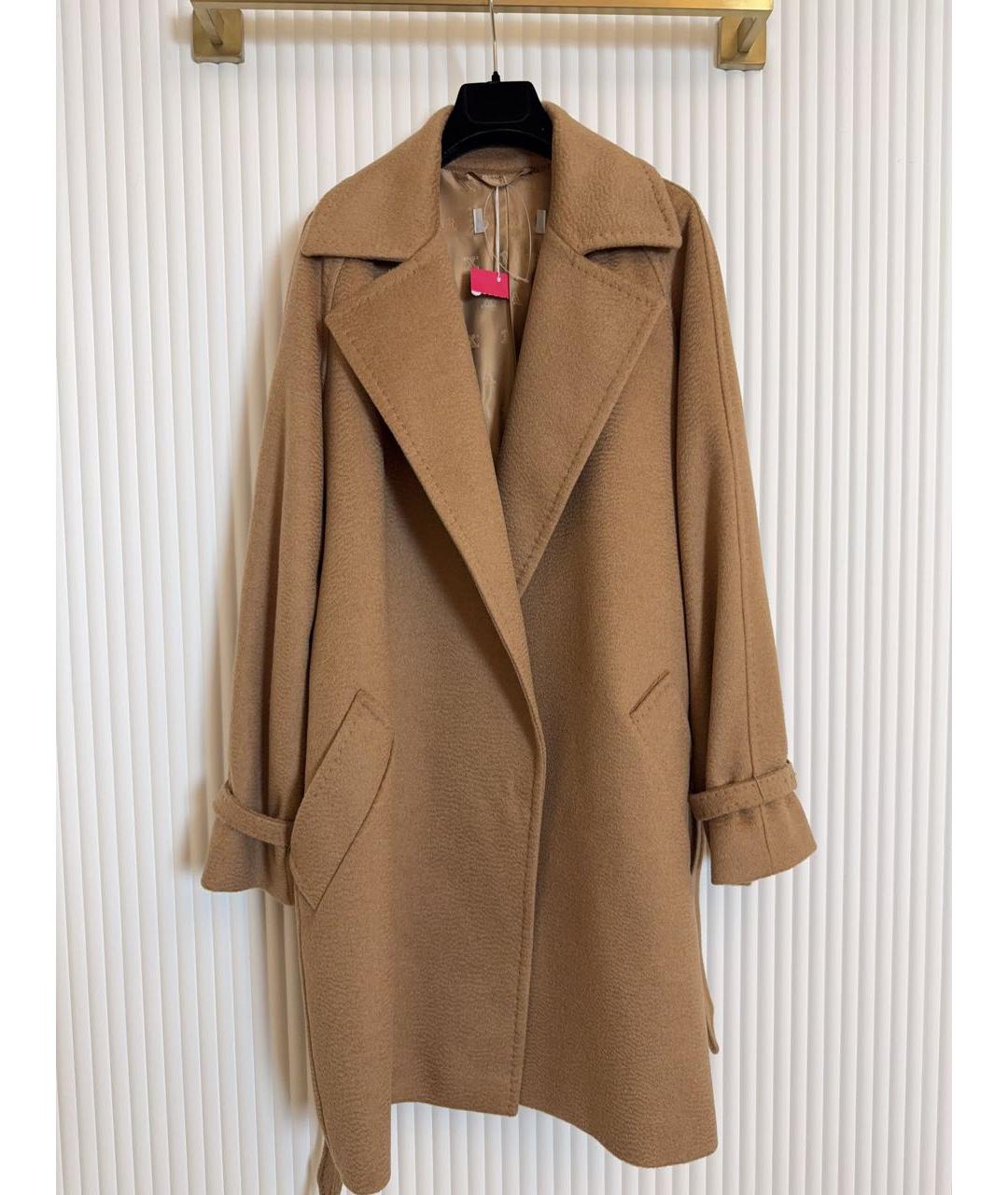 MAX MARA Бежевое кашемировое пальто, фото 6