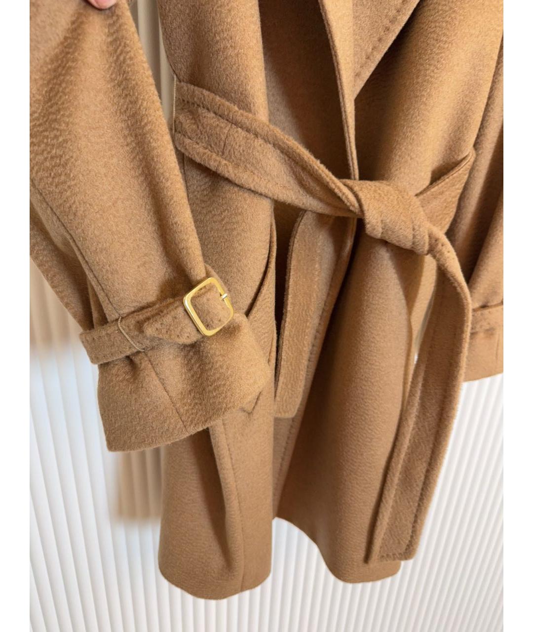 MAX MARA Бежевое кашемировое пальто, фото 5