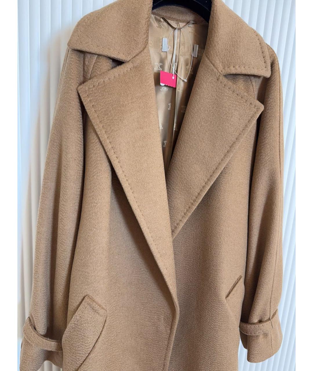 MAX MARA Бежевое кашемировое пальто, фото 8