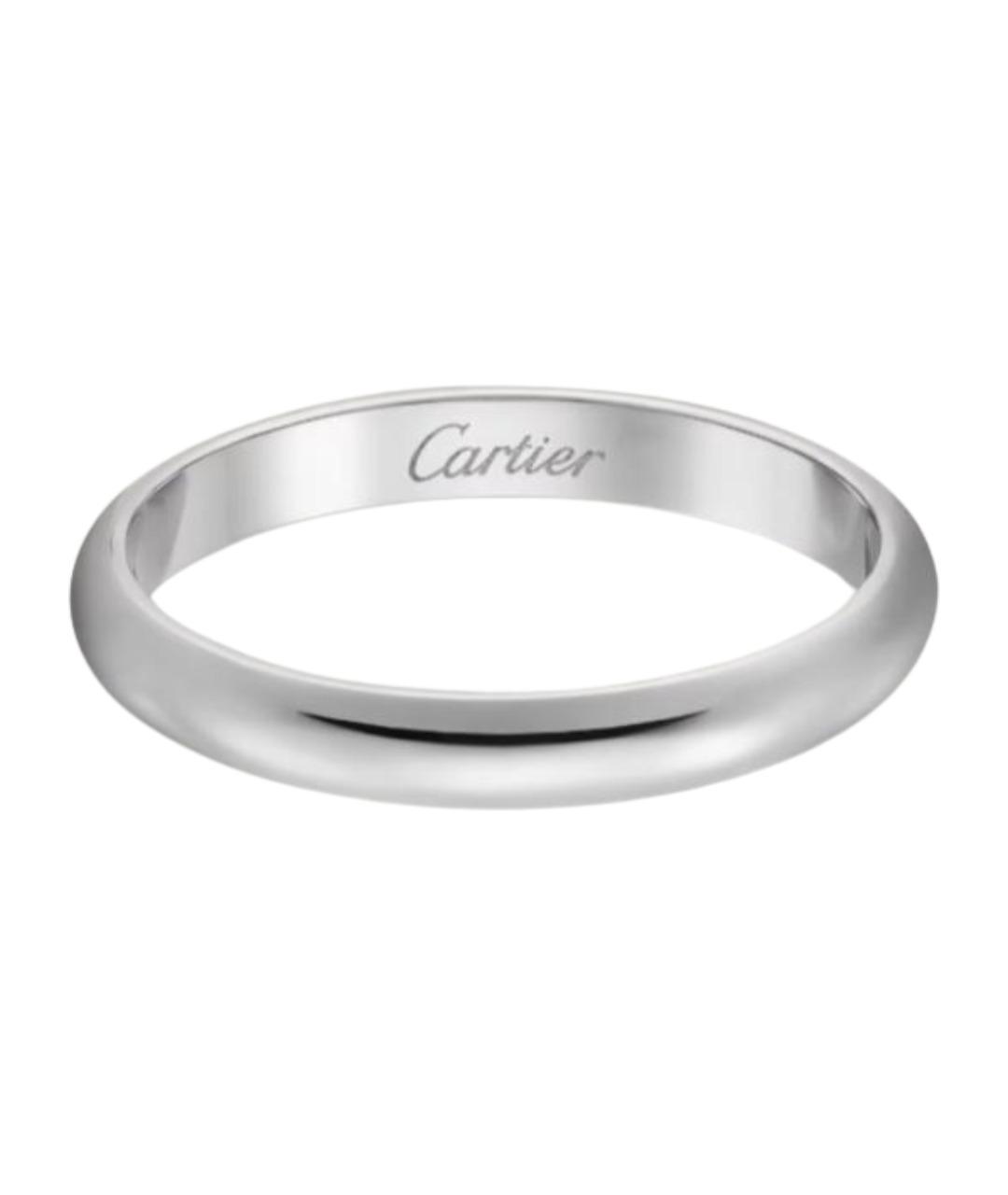 CARTIER Серебряное платиновое кольцо, фото 1