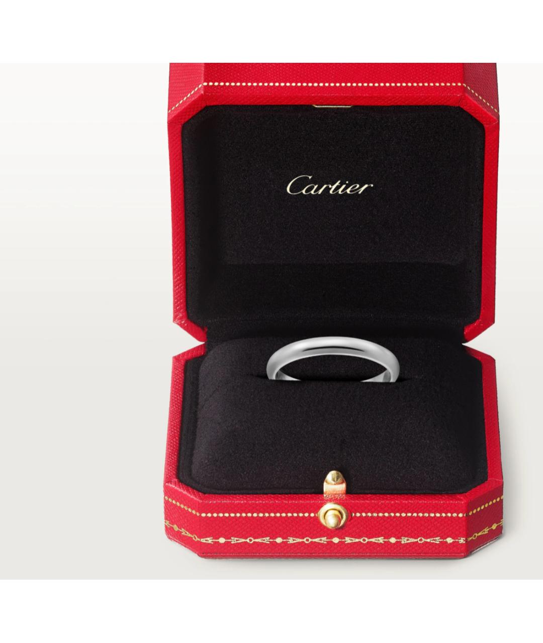 CARTIER Серебряное платиновое кольцо, фото 3