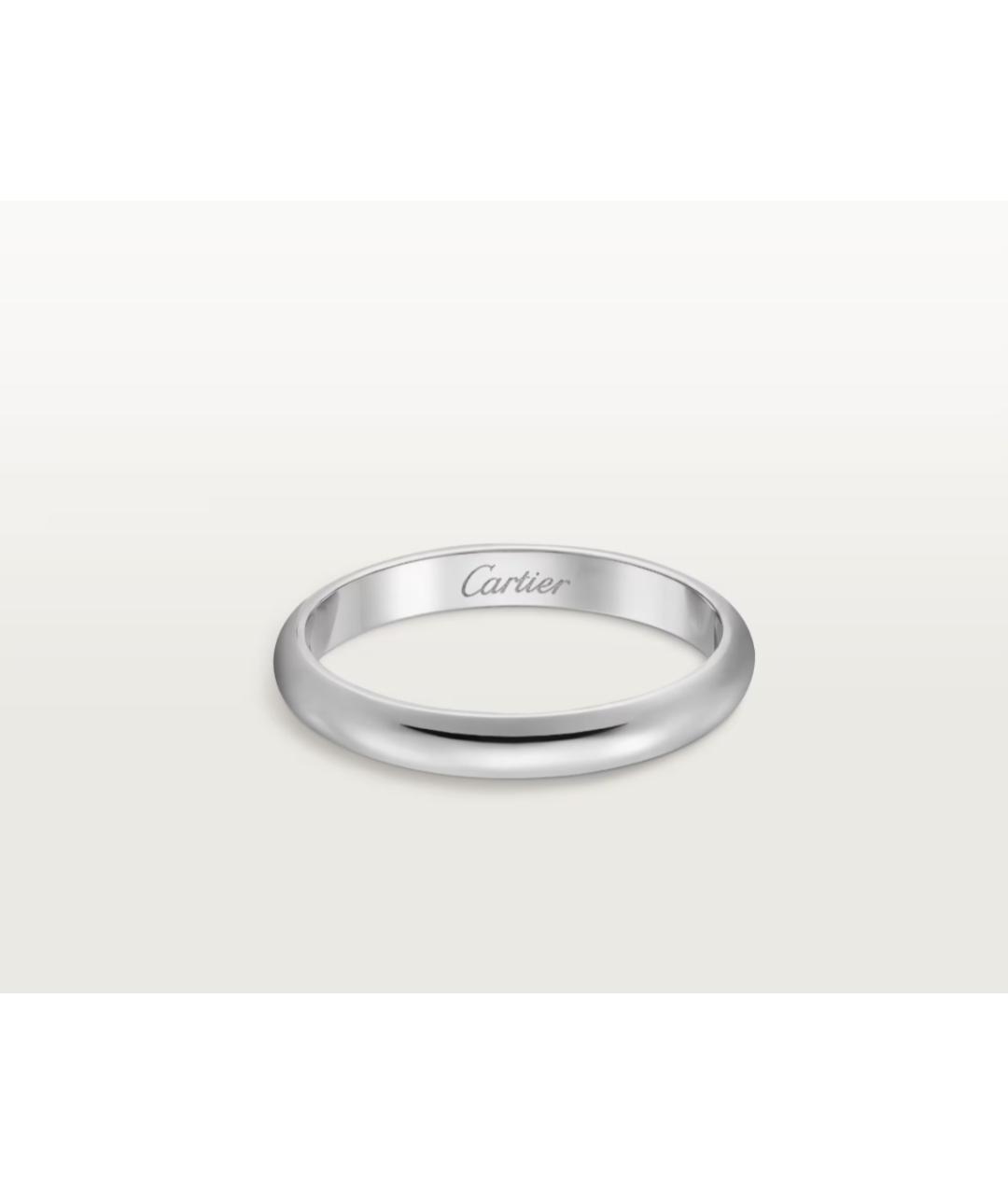 CARTIER Серебряное платиновое кольцо, фото 5