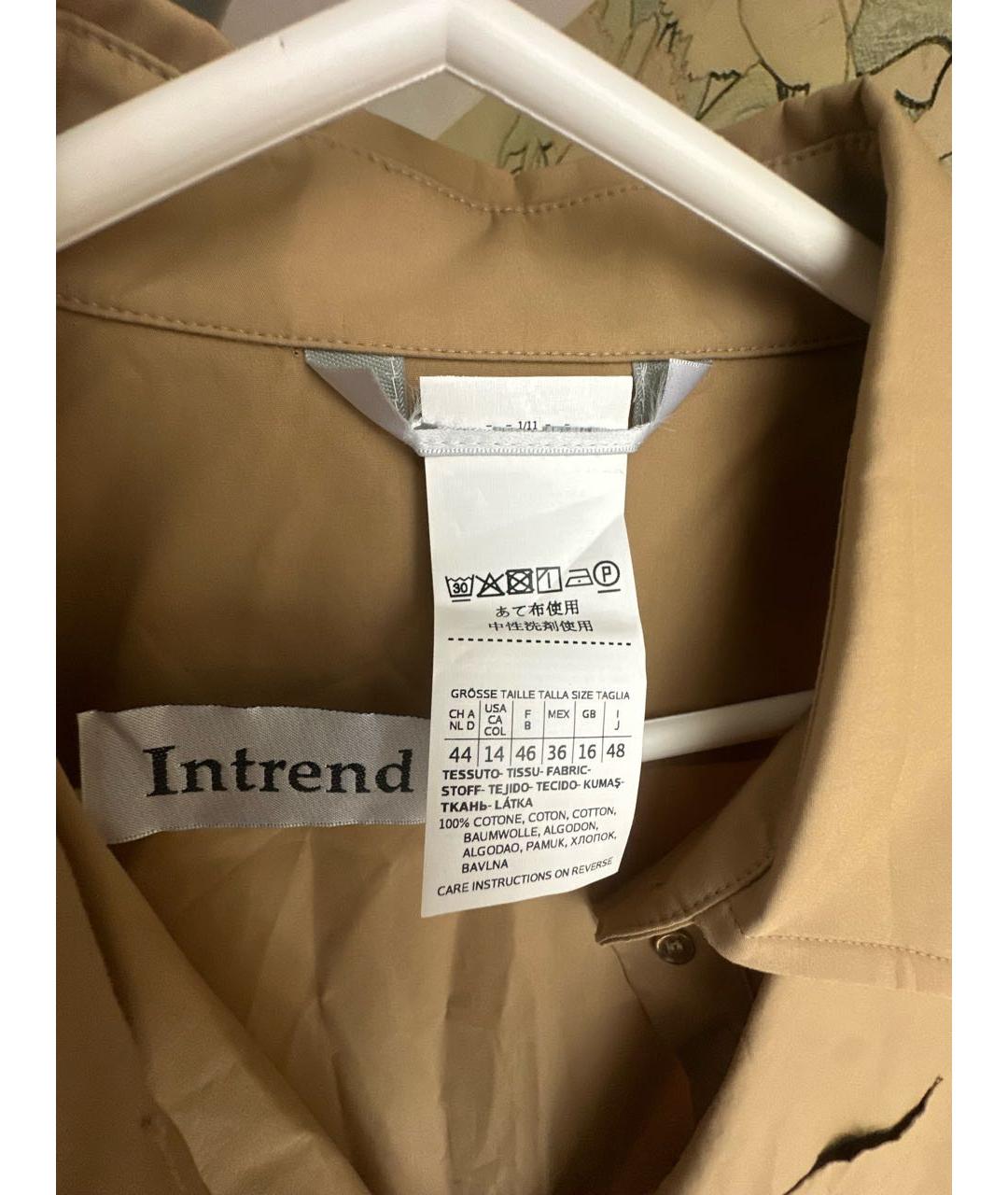 MAX MARA Бежевое хлопковое повседневное платье, фото 3