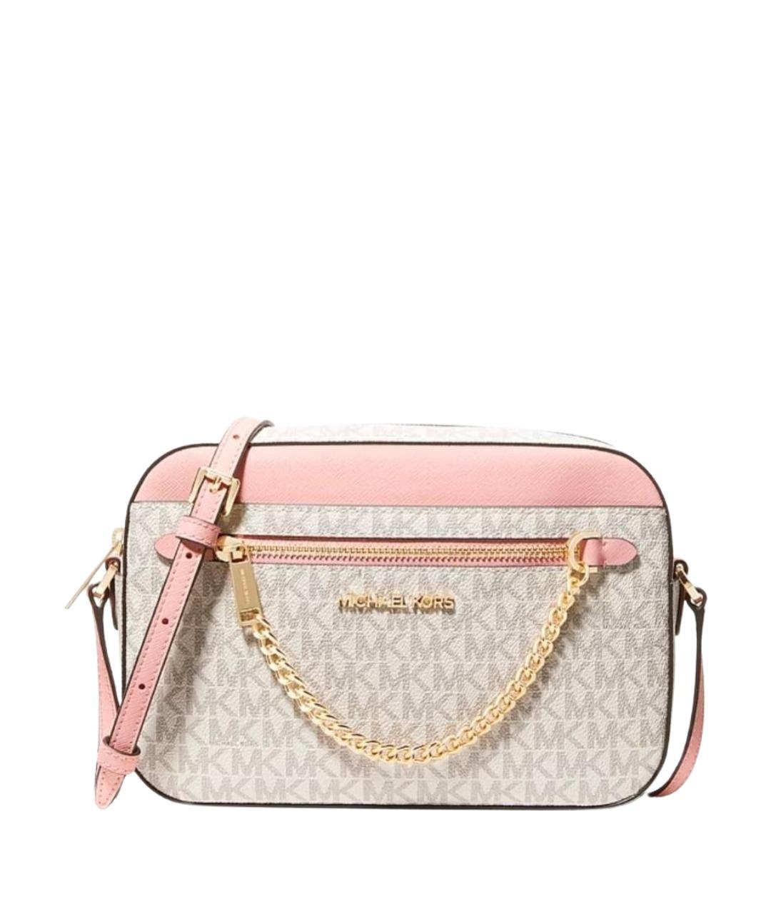 MICHAEL KORS Розовая канва сумка через плечо, фото 1