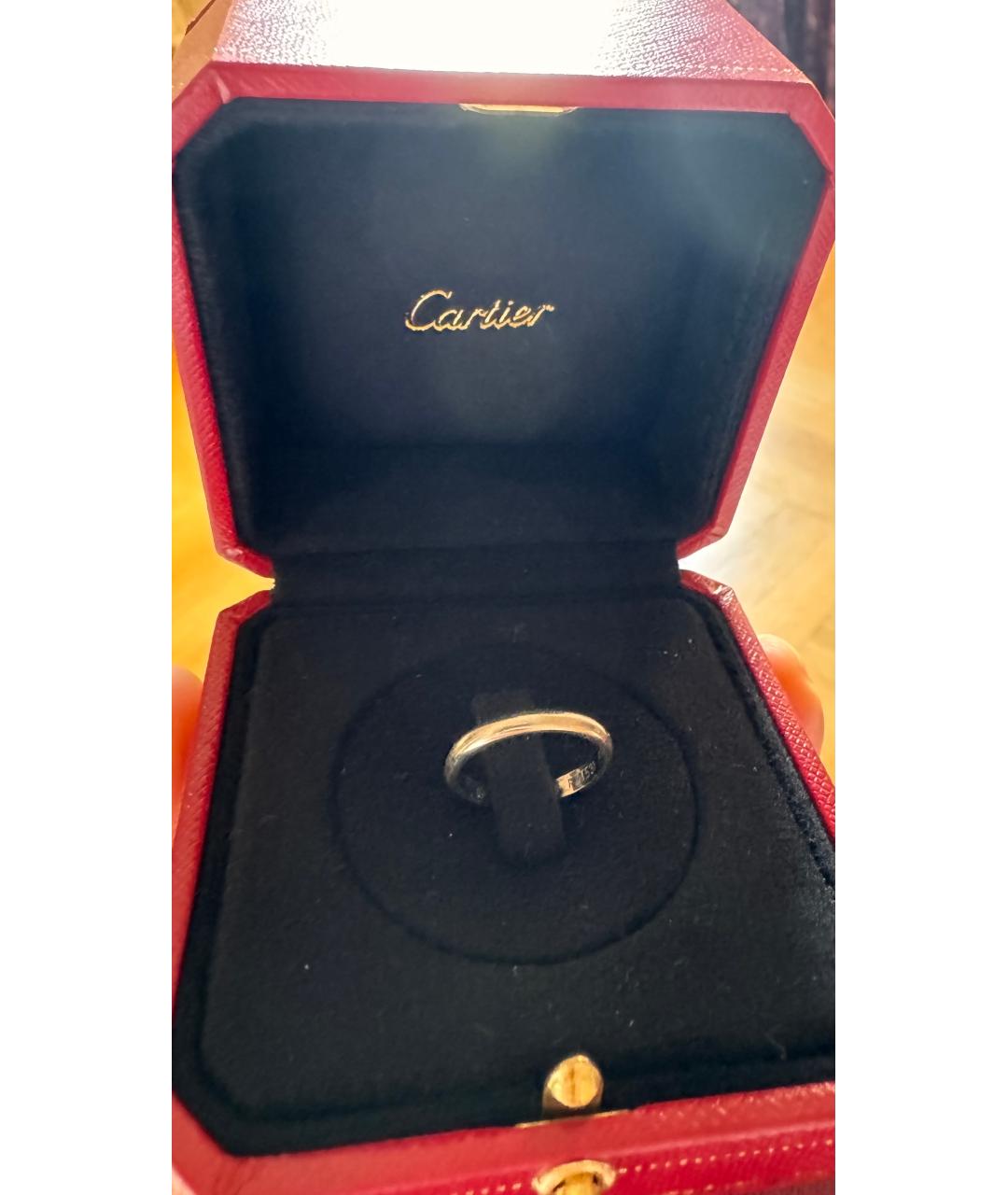 CARTIER Серебряное платиновое кольцо, фото 2