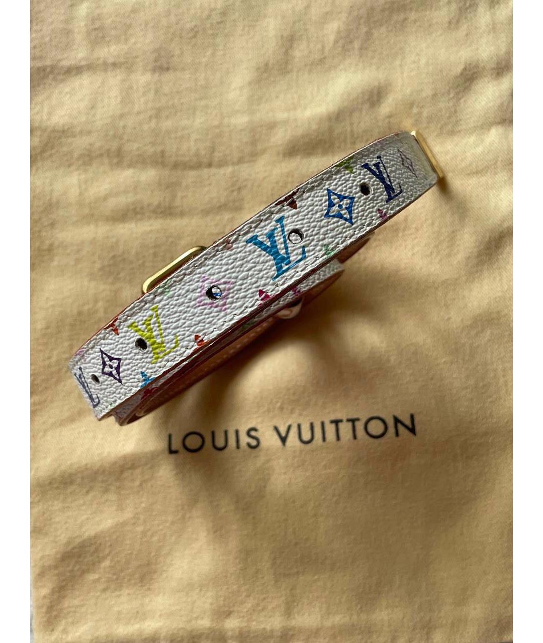 LOUIS VUITTON Белый ремень, фото 8