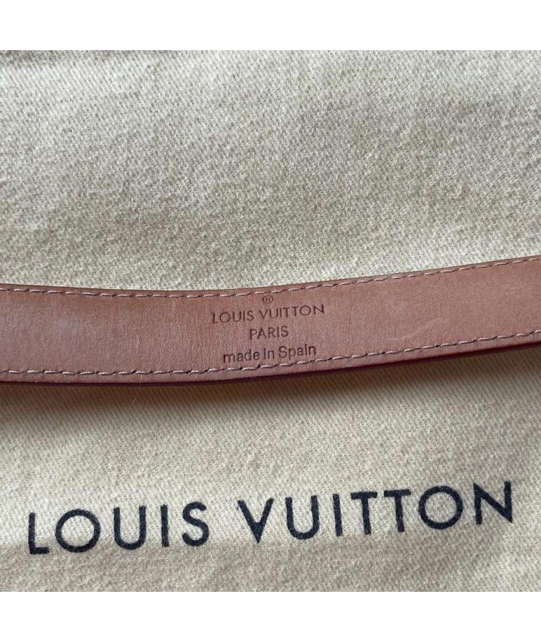 LOUIS VUITTON Белый ремень, фото 3