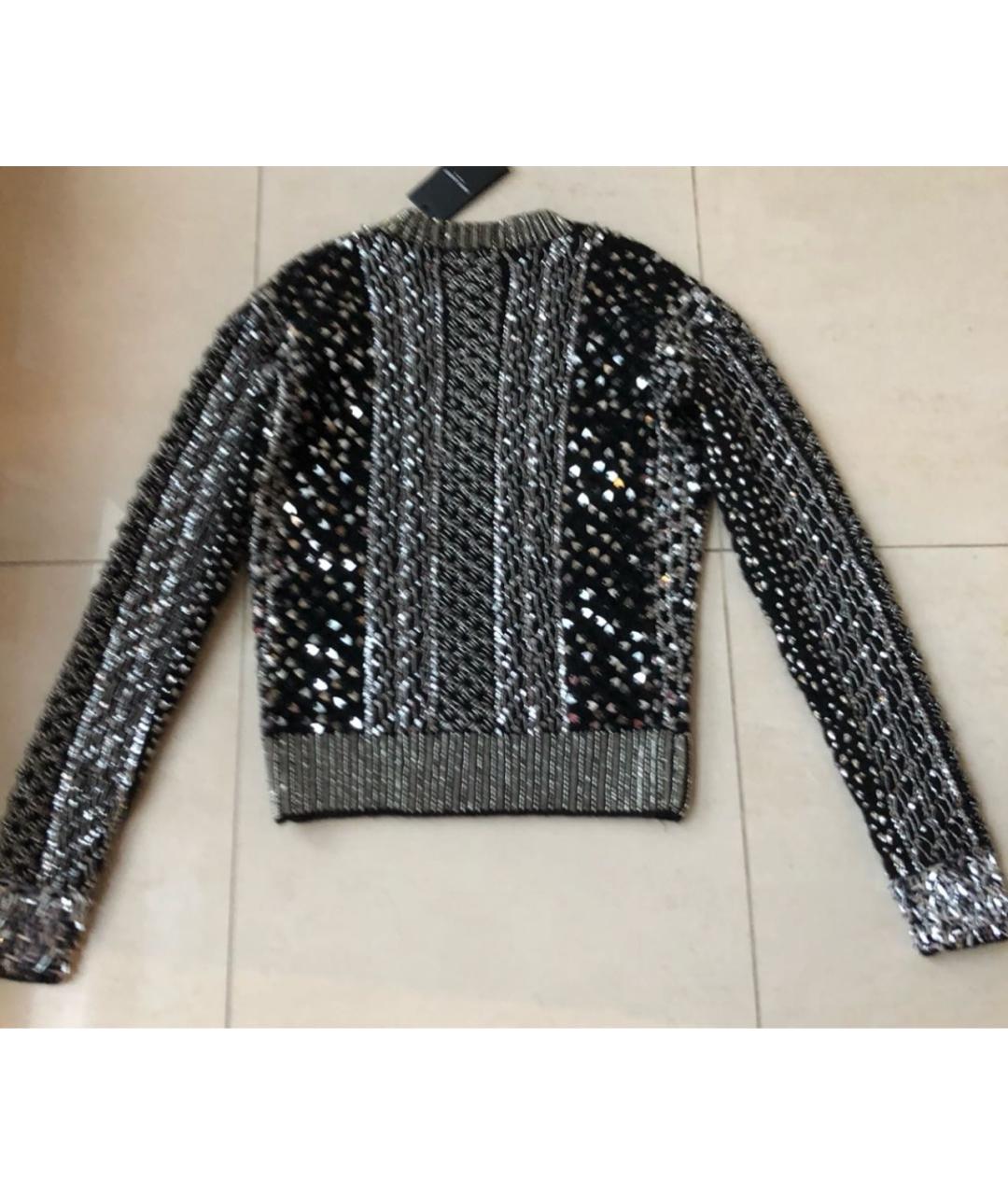SAINT LAURENT Черный шерстяной джемпер / свитер, фото 2
