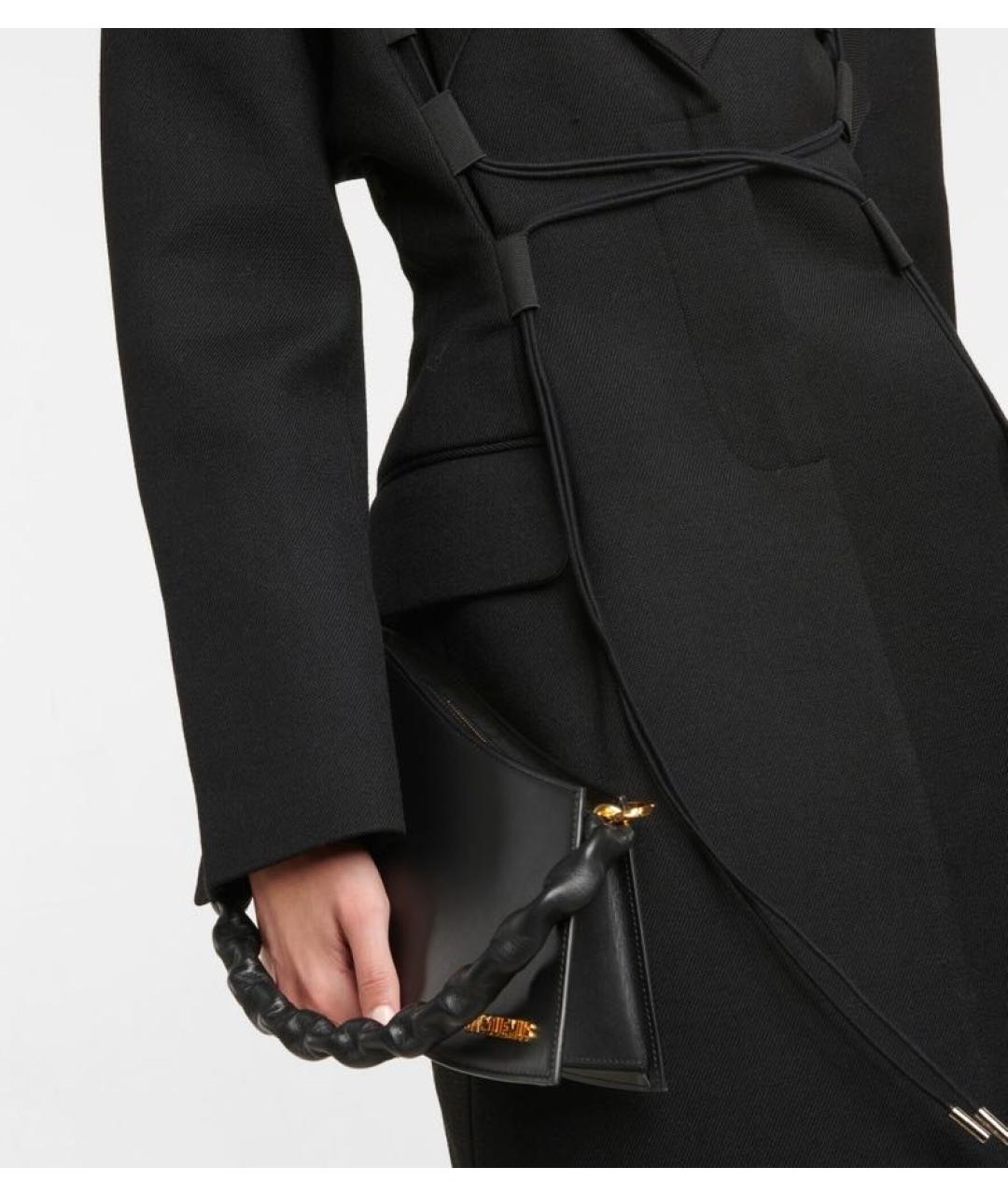 JACQUEMUS Черное пальто, фото 3