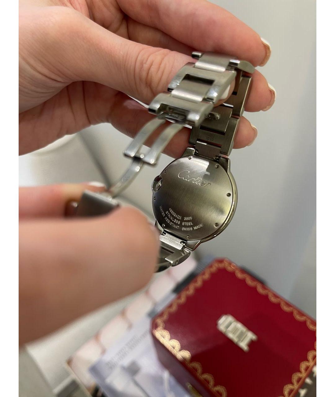 CARTIER Серебряные часы, фото 2