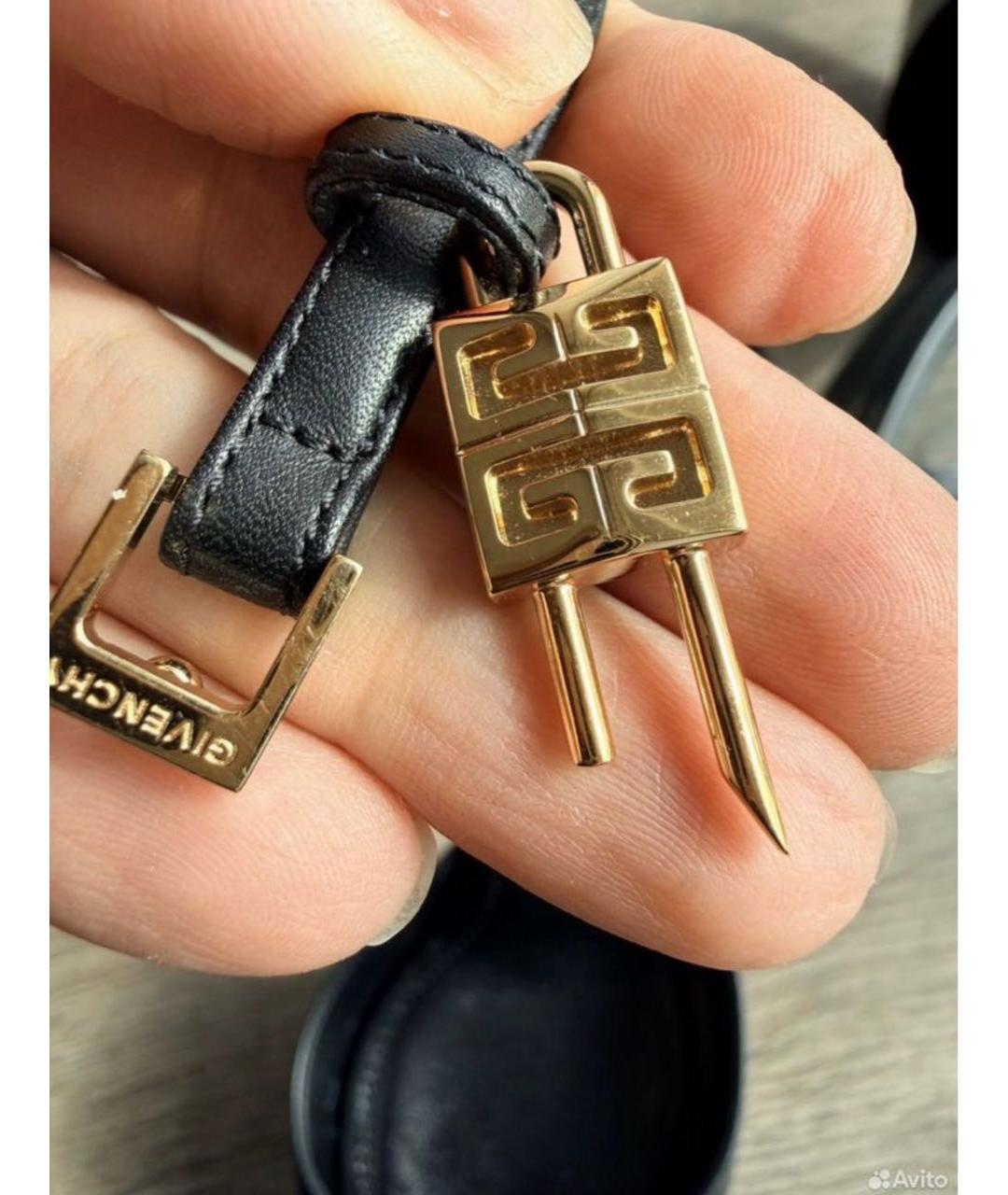 GIVENCHY Черные кожаные туфли, фото 7