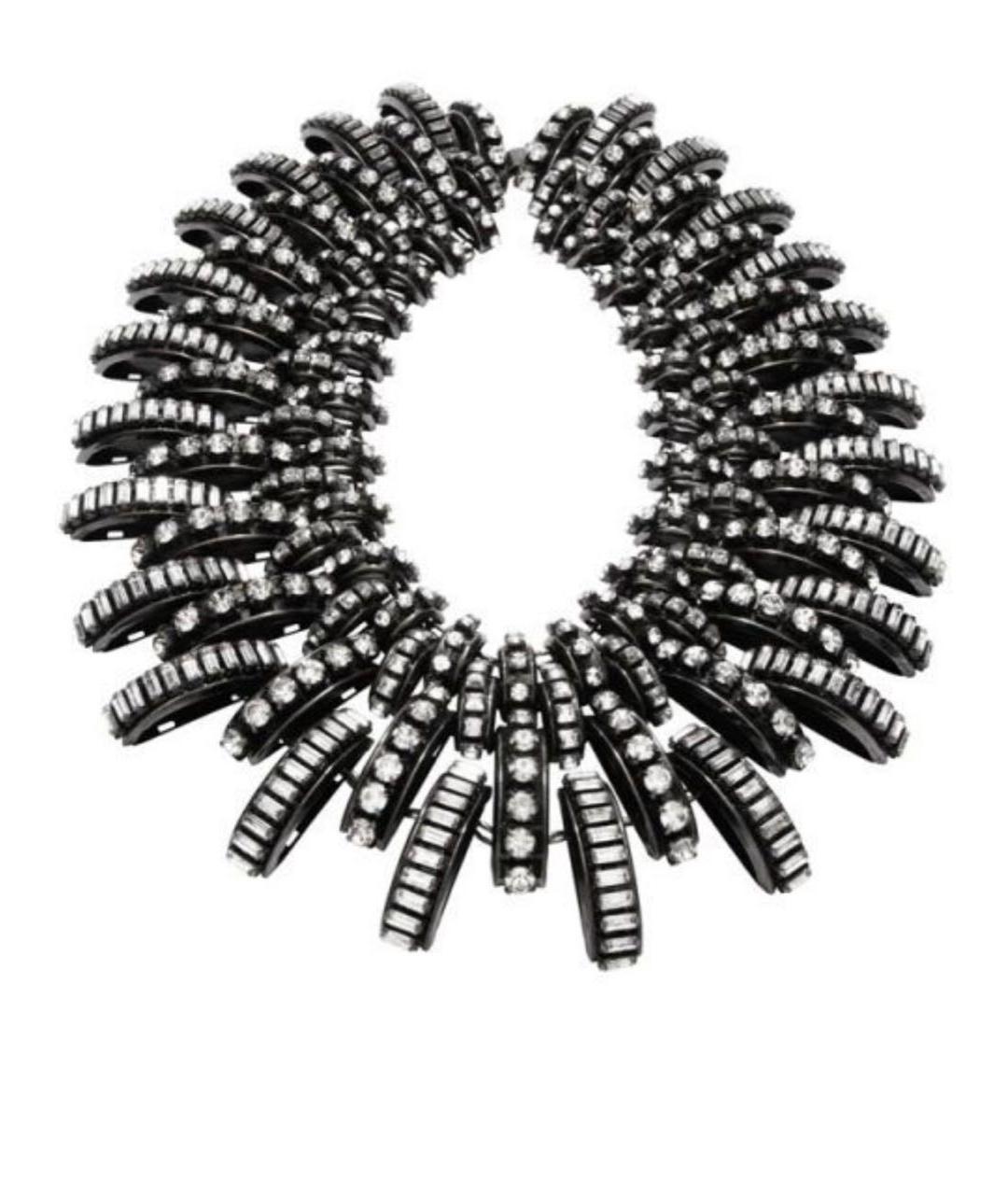 ERICKSON BEAMON Антрацитовое металлическое колье, фото 1