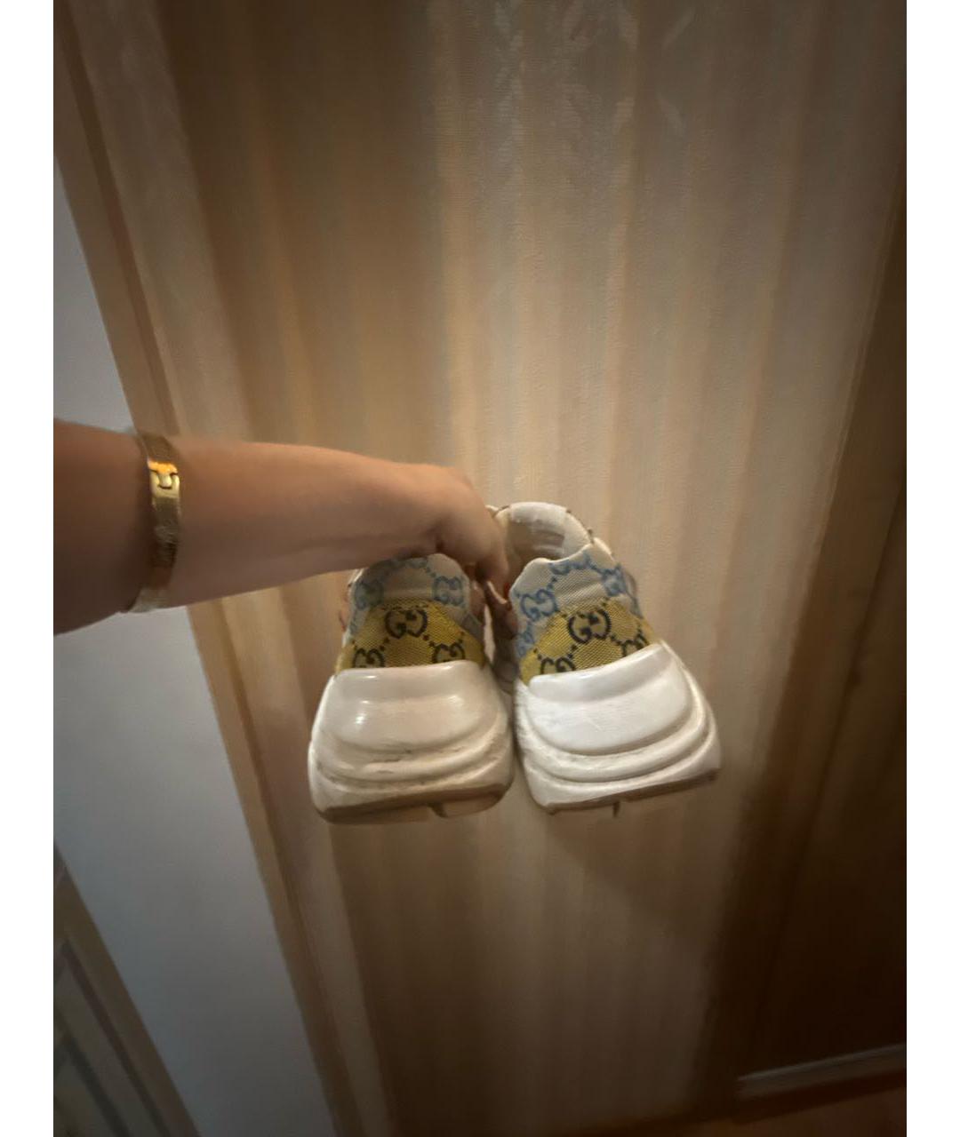 GUCCI Коричневые кроссовки, фото 4