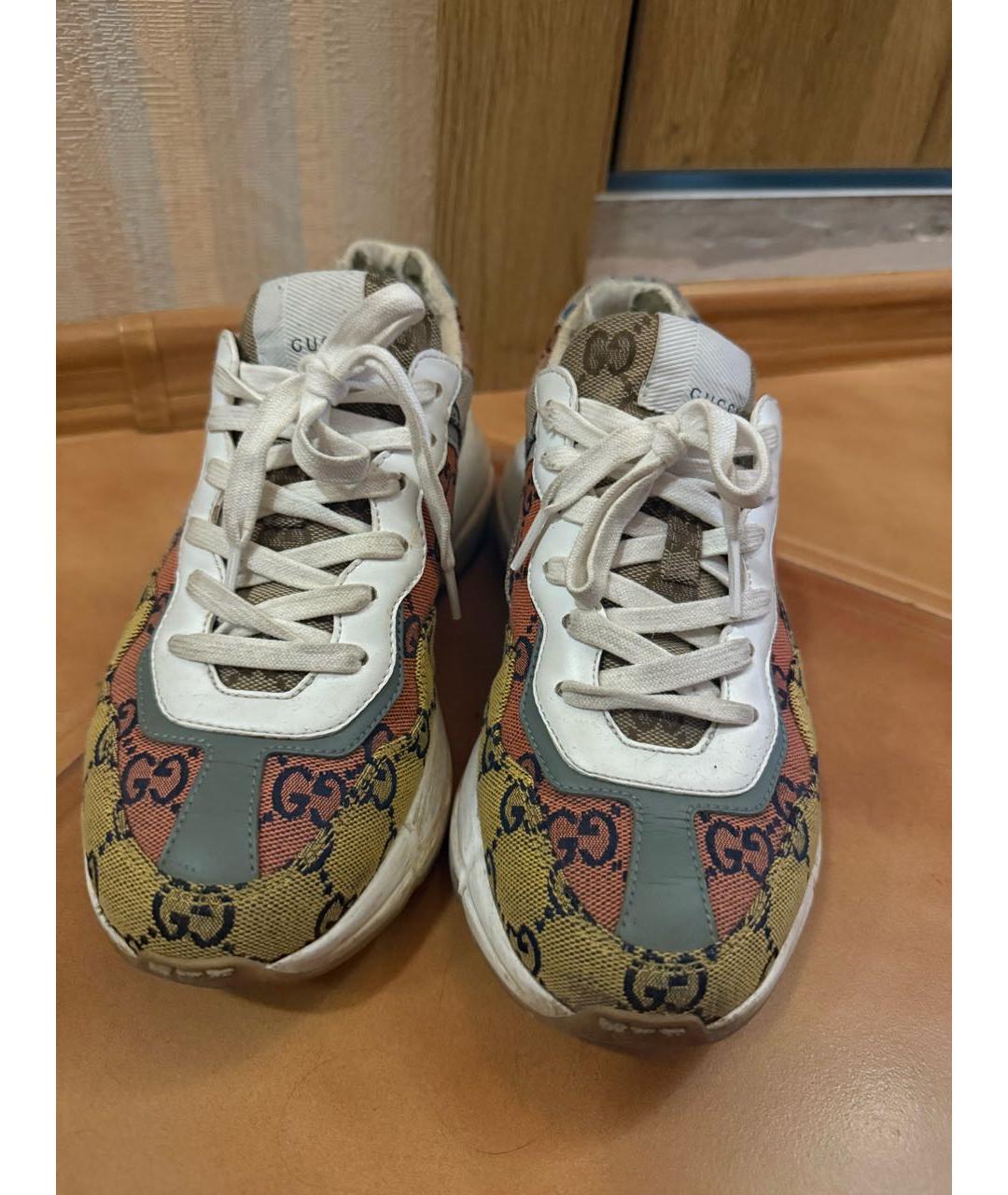 GUCCI Коричневые кроссовки, фото 2