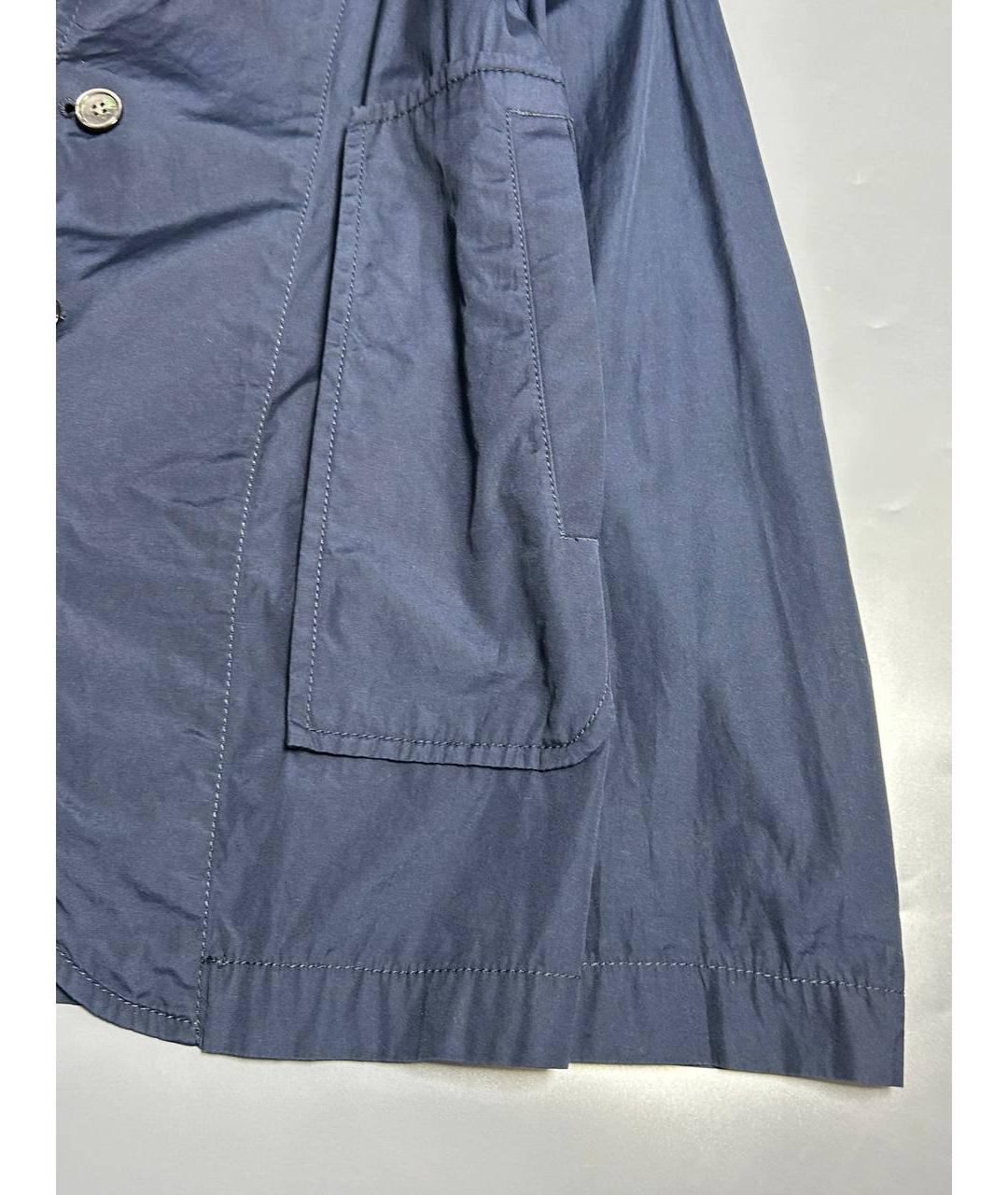 COMME DES GARÇONS SHIRT Темно-синий хлопковый пиджак, фото 4