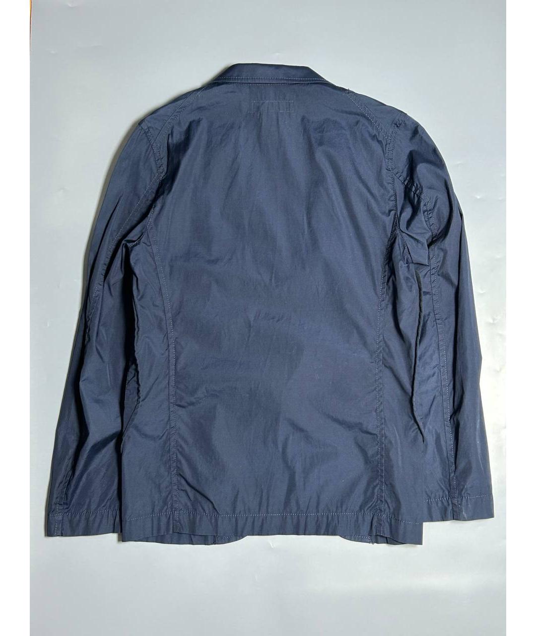 COMME DES GARÇONS SHIRT Темно-синий хлопковый пиджак, фото 2