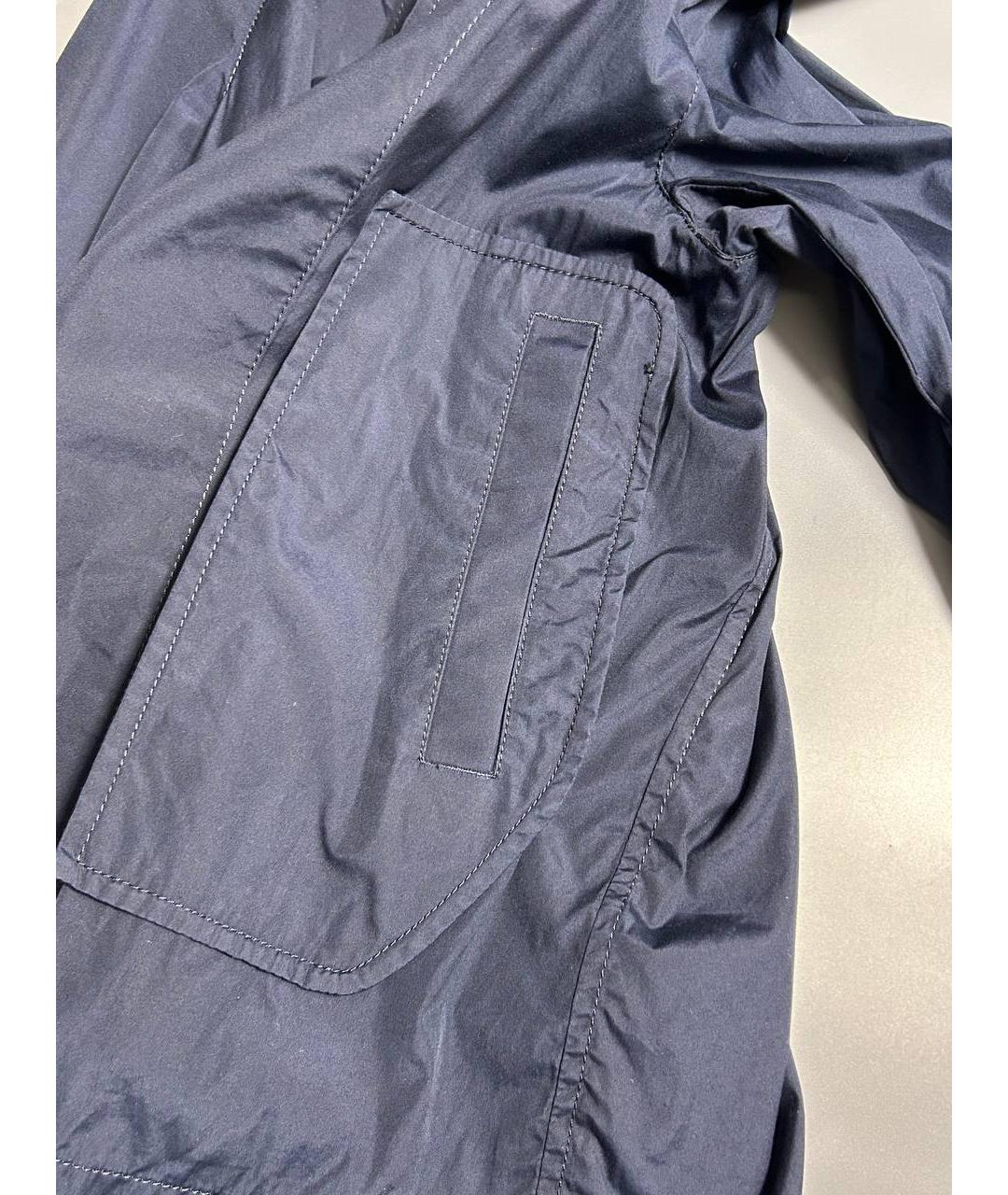 COMME DES GARÇONS SHIRT Темно-синий хлопковый пиджак, фото 6
