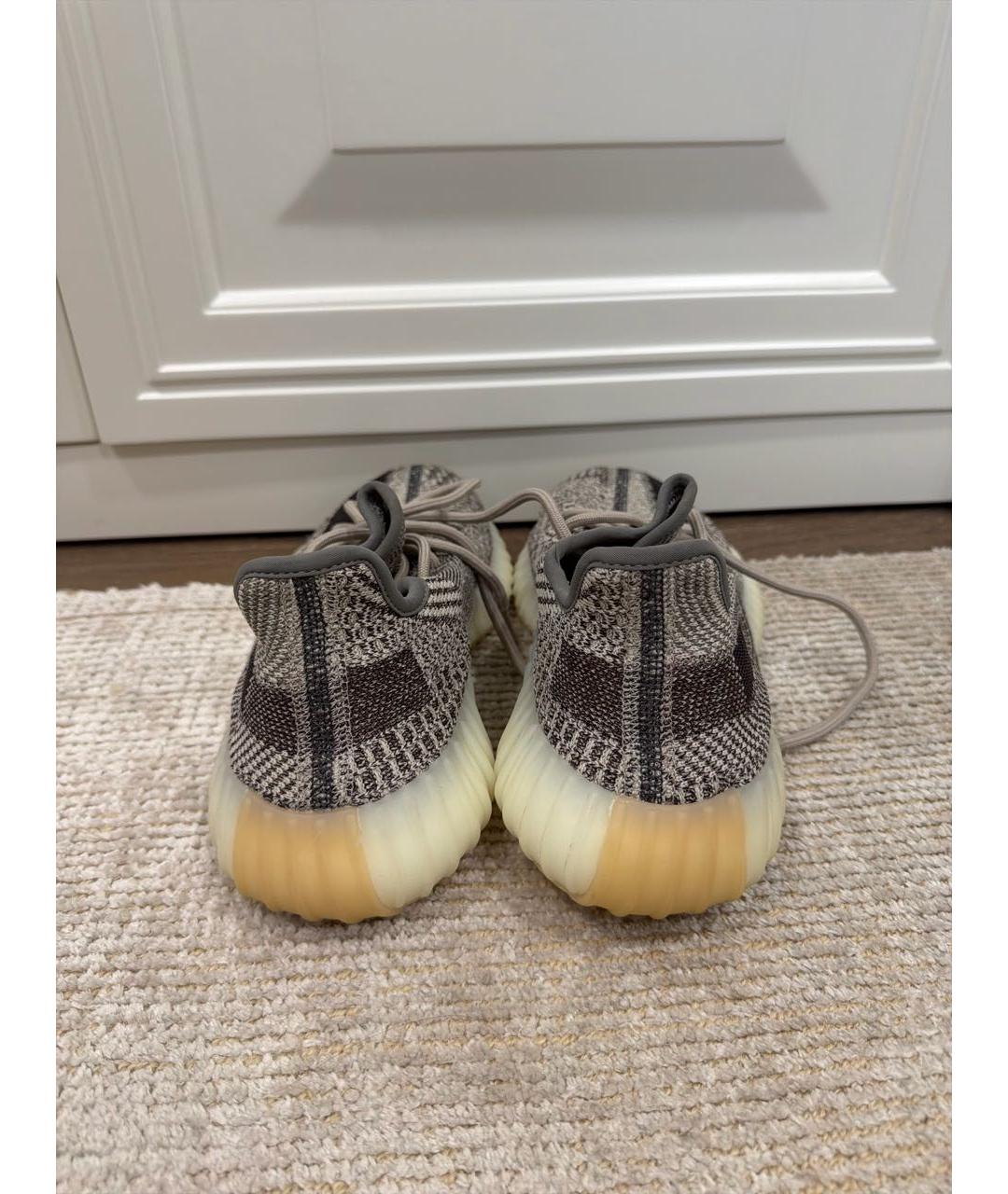 ADIDAS YEEZY Серые текстильные кроссовки, фото 4