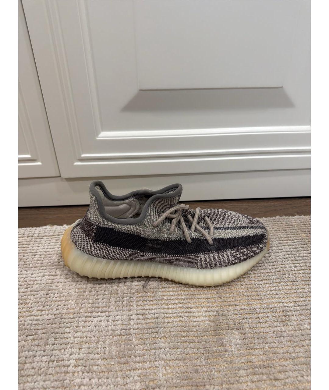 ADIDAS YEEZY Серые текстильные кроссовки, фото 5