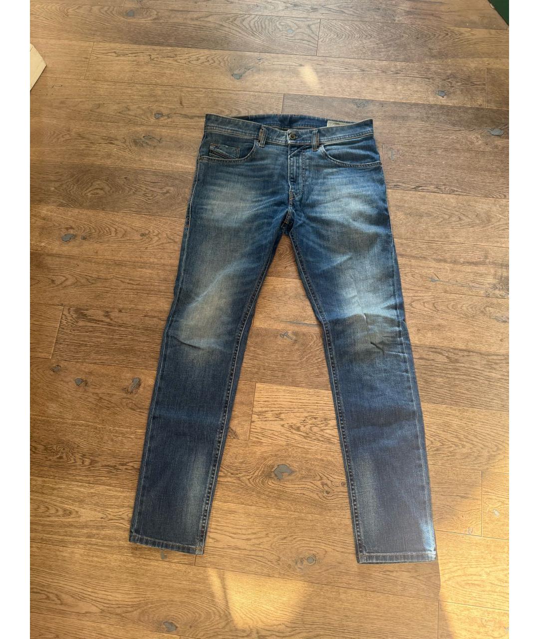 DIESEL Синие хлопковые джинсы скинни, фото 6
