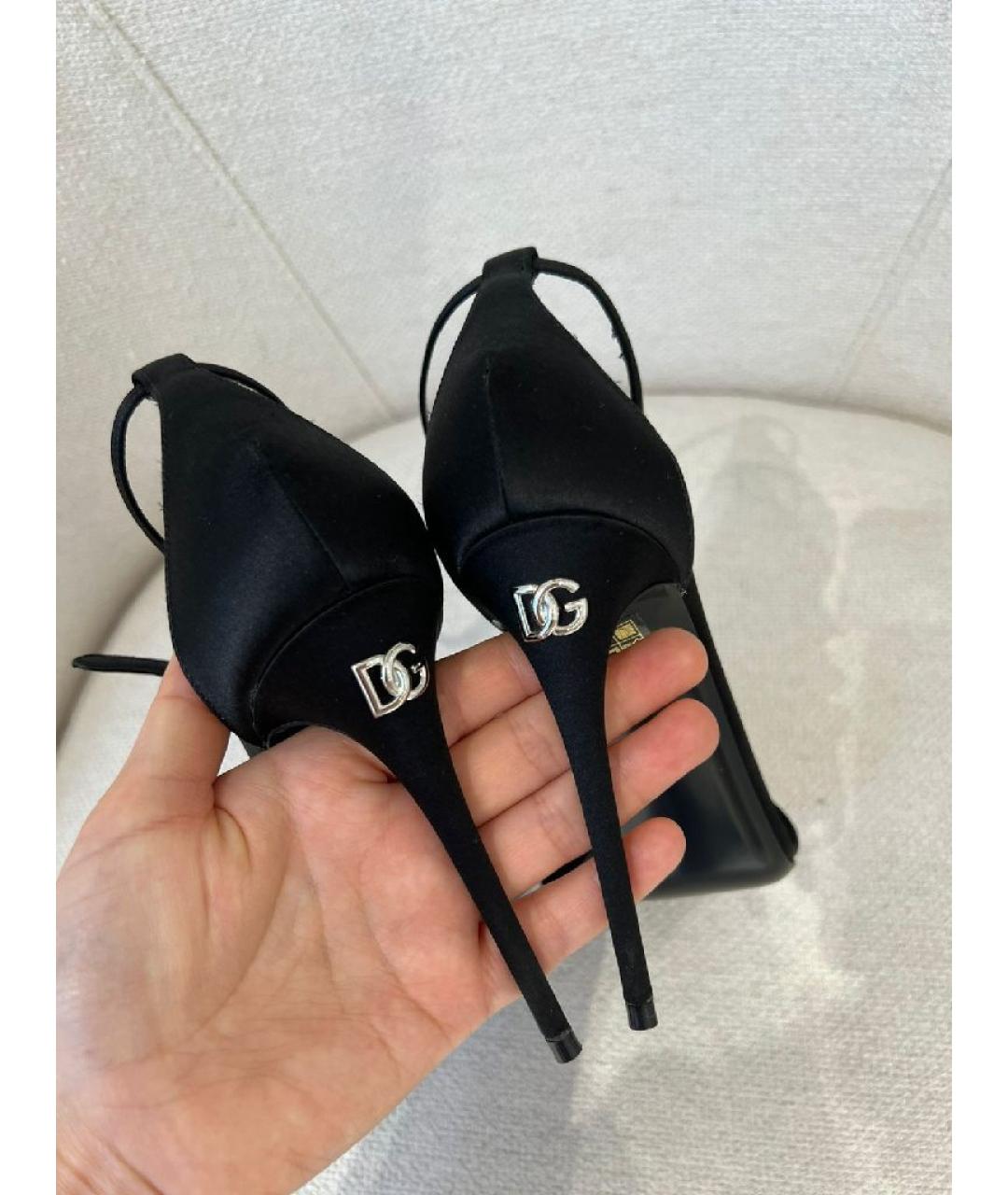 DOLCE&GABBANA Черные туфли, фото 6