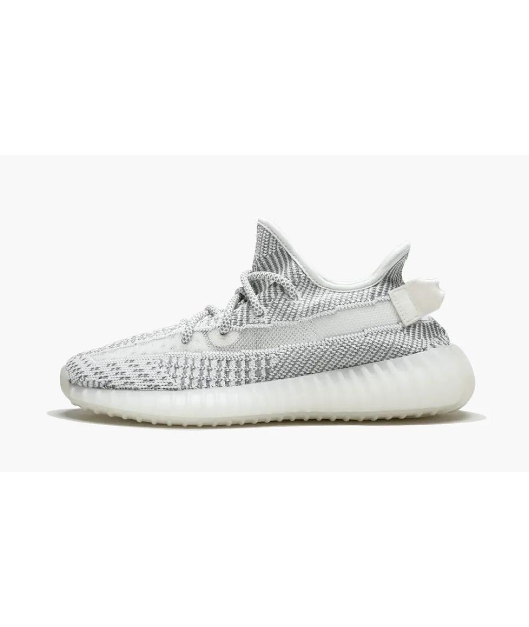ADIDAS YEEZY Голубые текстильные низкие кроссовки / кеды, фото 6