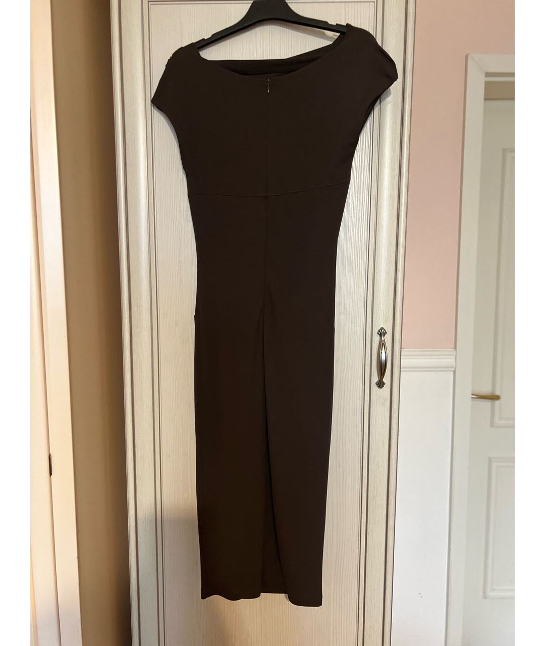 MICHAEL KORS Коричневое вискозное платье, фото 2