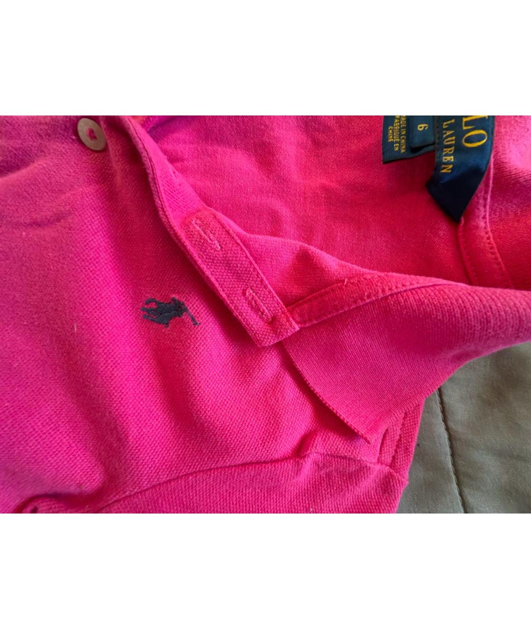 POLO RALPH LAUREN Фуксия хлопковая рубашка/блузка, фото 4