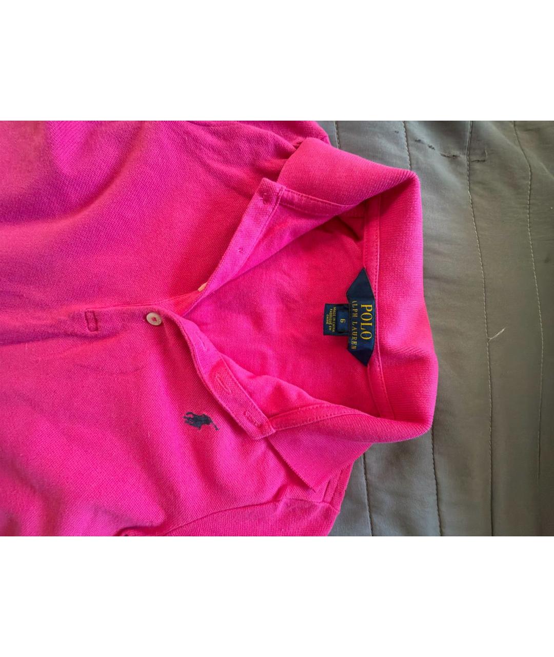 POLO RALPH LAUREN Фуксия хлопковая рубашка/блузка, фото 3