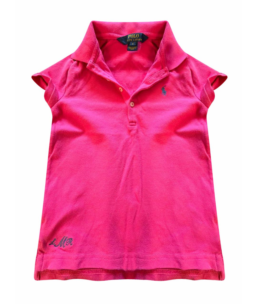 POLO RALPH LAUREN Фуксия хлопковая рубашка/блузка, фото 1