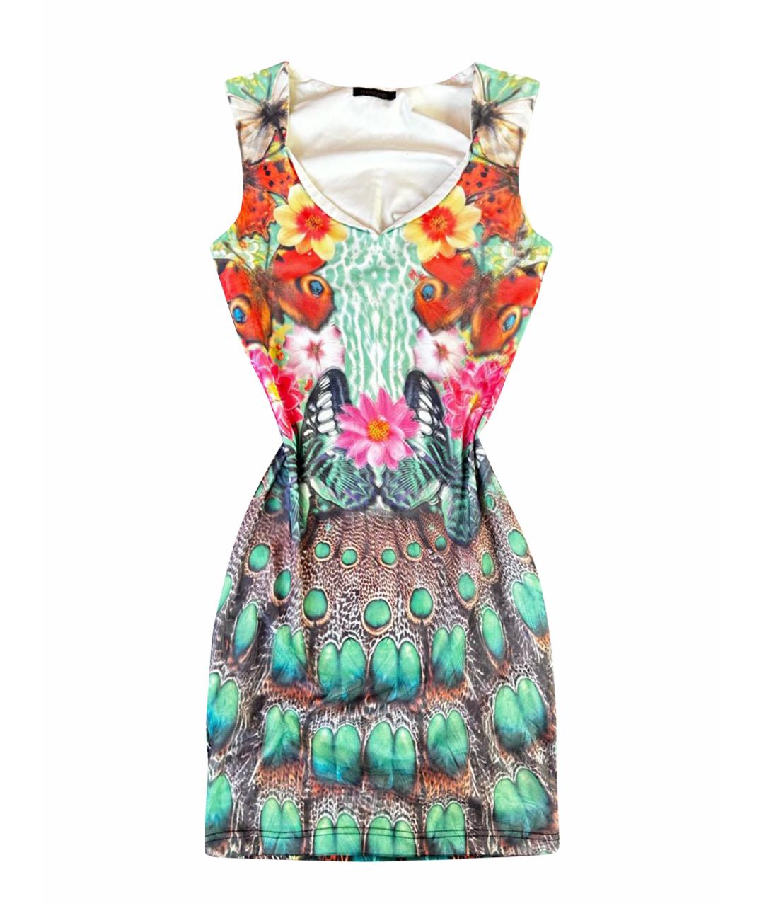 ROBERTO CAVALLI Мульти платье, фото 1