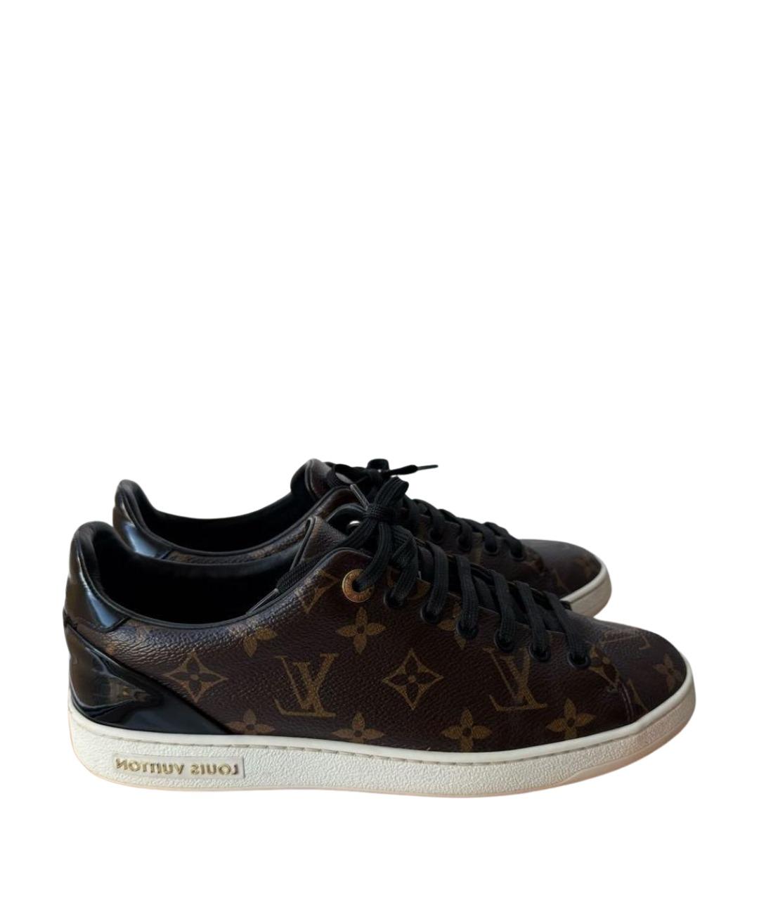 LOUIS VUITTON Коричневые кеды, фото 1