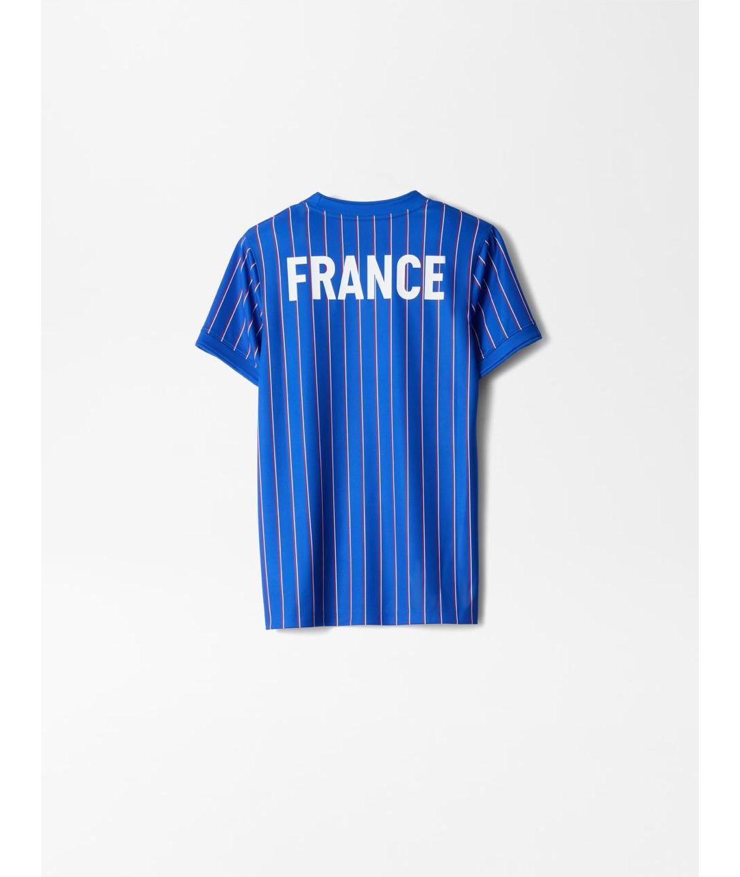 JACQUEMUS Синяя полиэстеровая футболка, фото 3