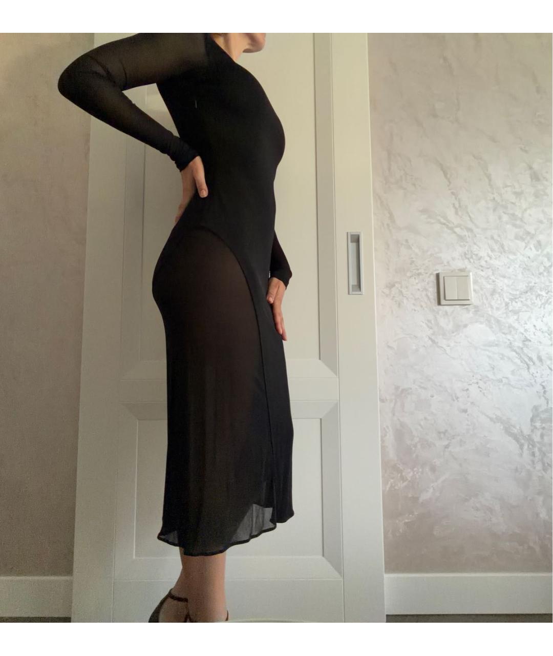 TOM FORD Черное вискозное вечернее платье, фото 7