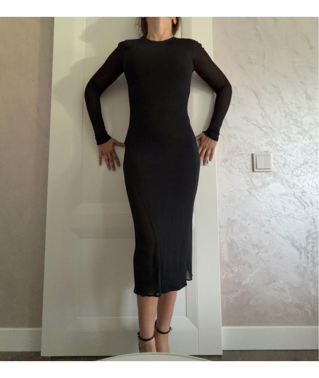 TOM FORD Черное вискозное вечернее платье, фото 8