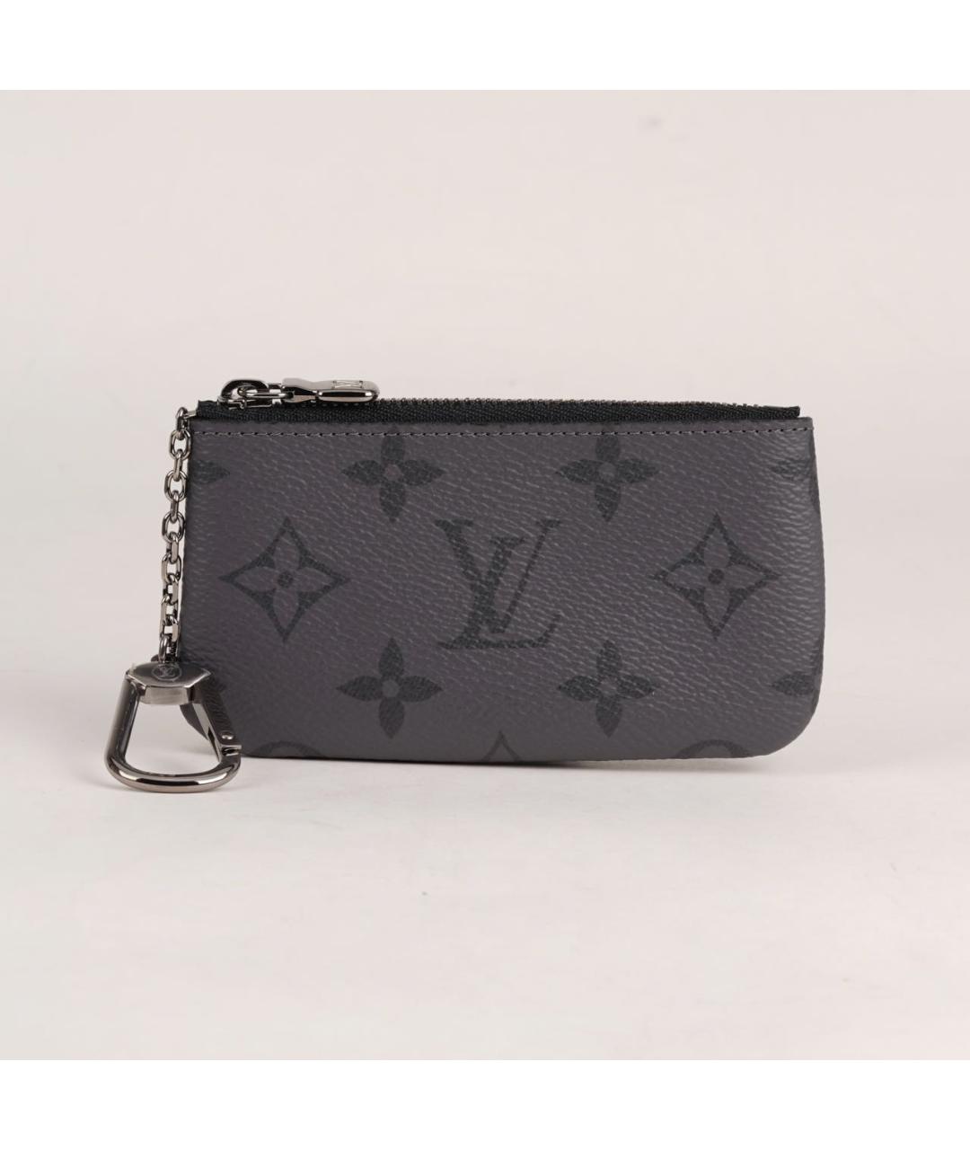 LOUIS VUITTON Черная ключница, фото 3
