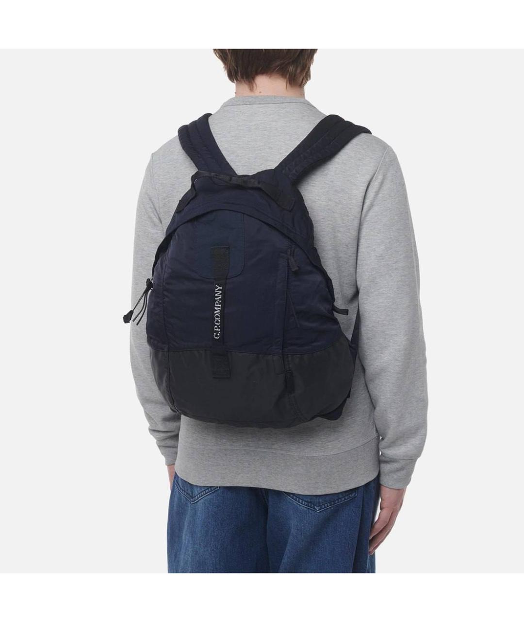 CP COMPANY Темно-синий нейлоновый рюкзак, фото 3