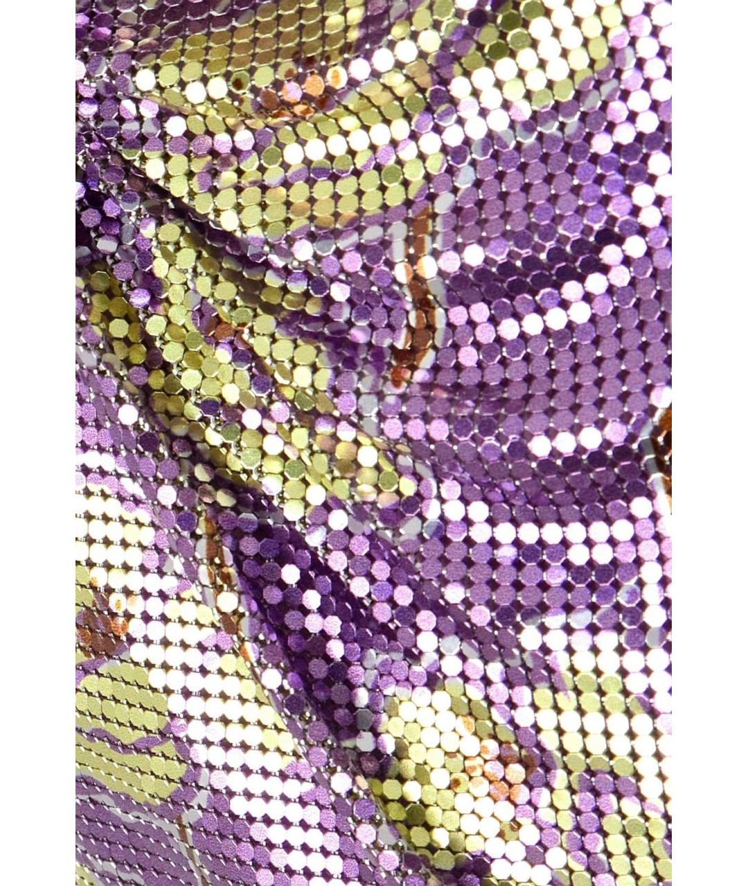 VERSACE Фиолетовое коктейльное платье, фото 5