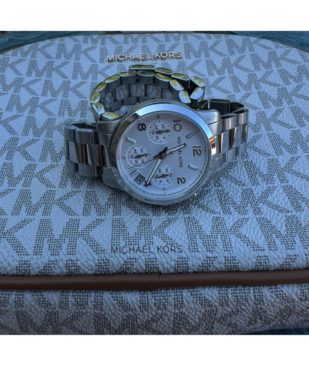 MICHAEL KORS Серебряные часы, фото 3