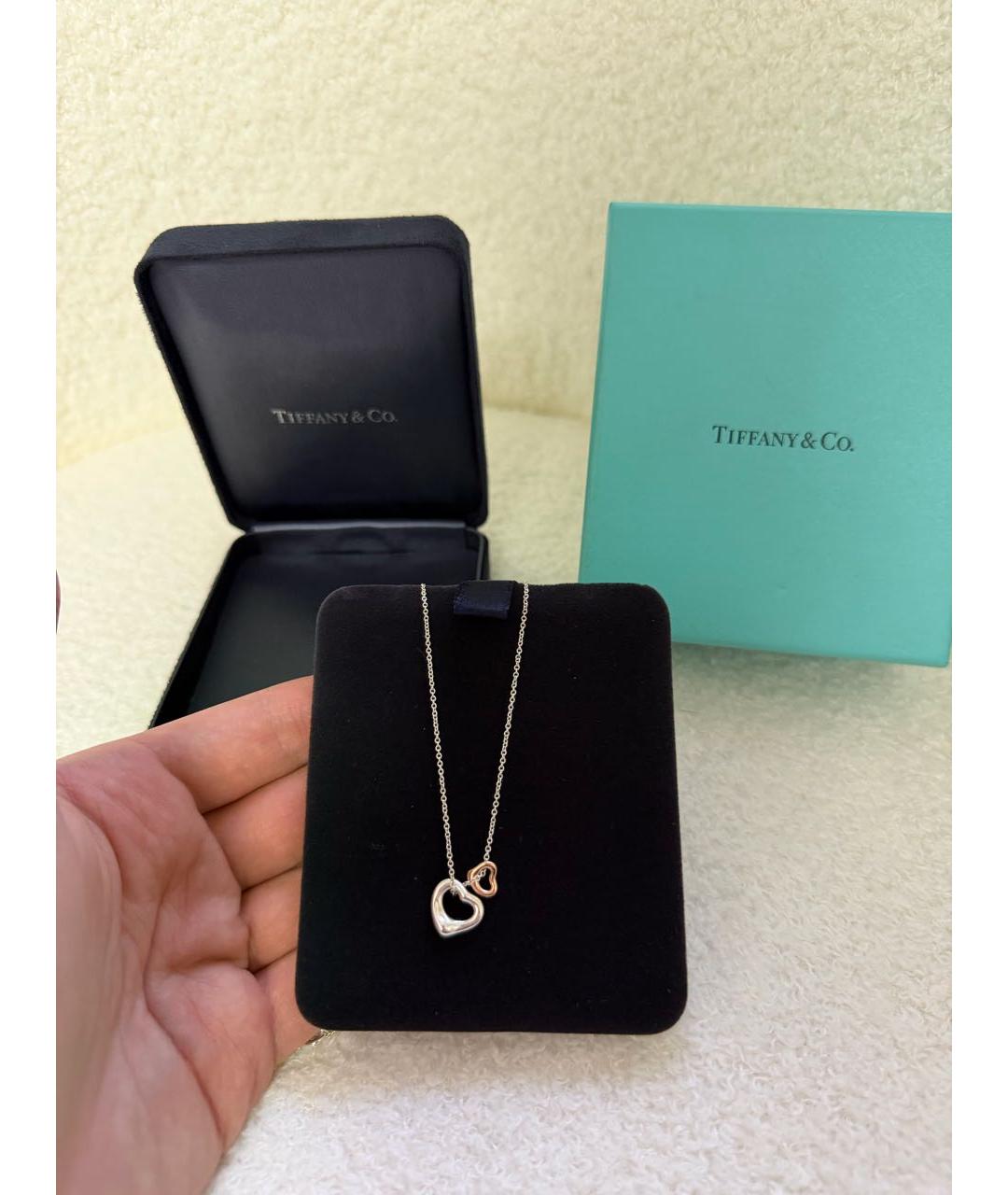 TIFFANY&CO Серебряная подвеска из розового золота, фото 2
