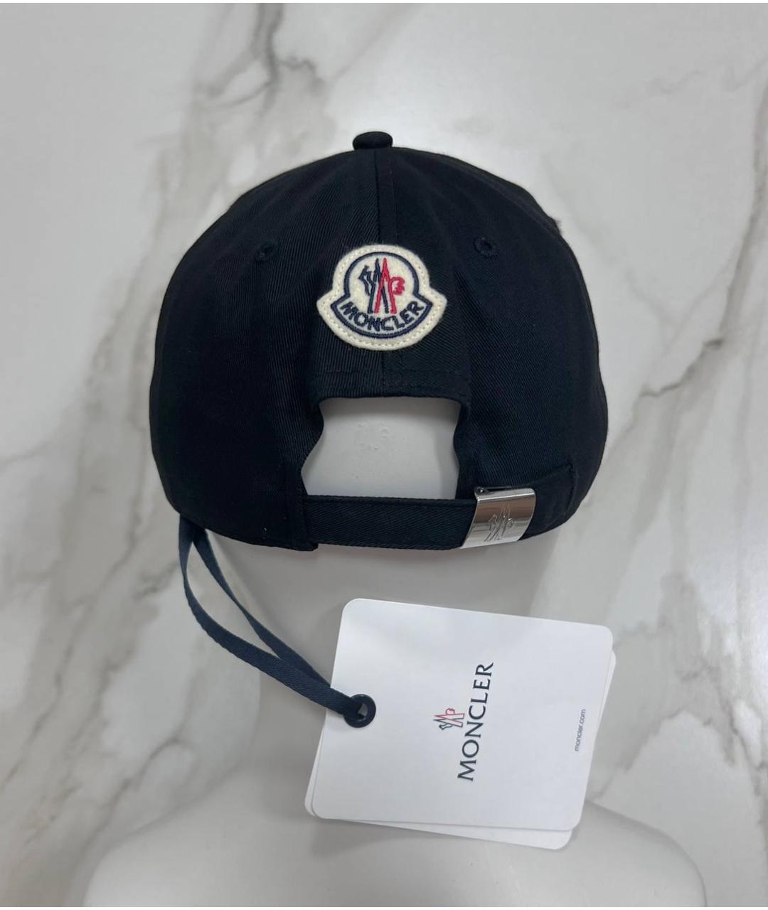 MONCLER Черная кепка/бейсболка, фото 3