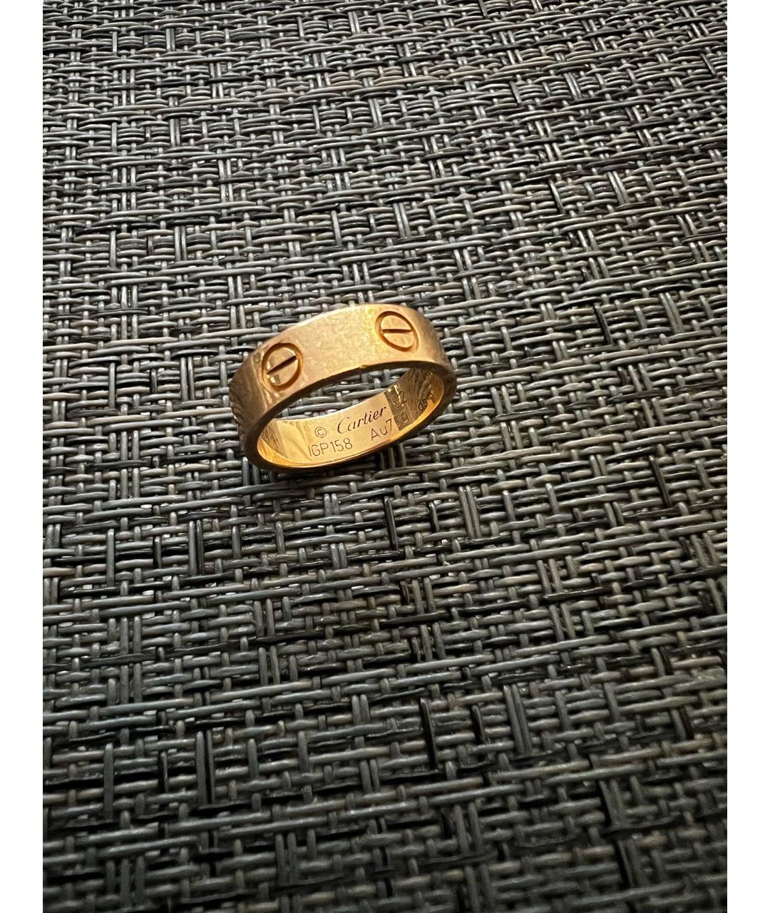 CARTIER Золотое кольцо из розового золота, фото 2