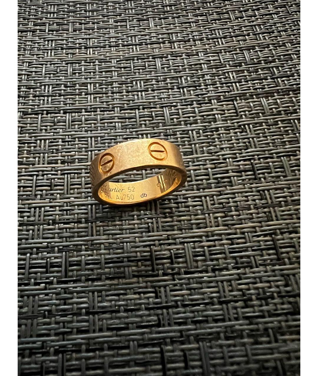 CARTIER Золотое кольцо из розового золота, фото 3