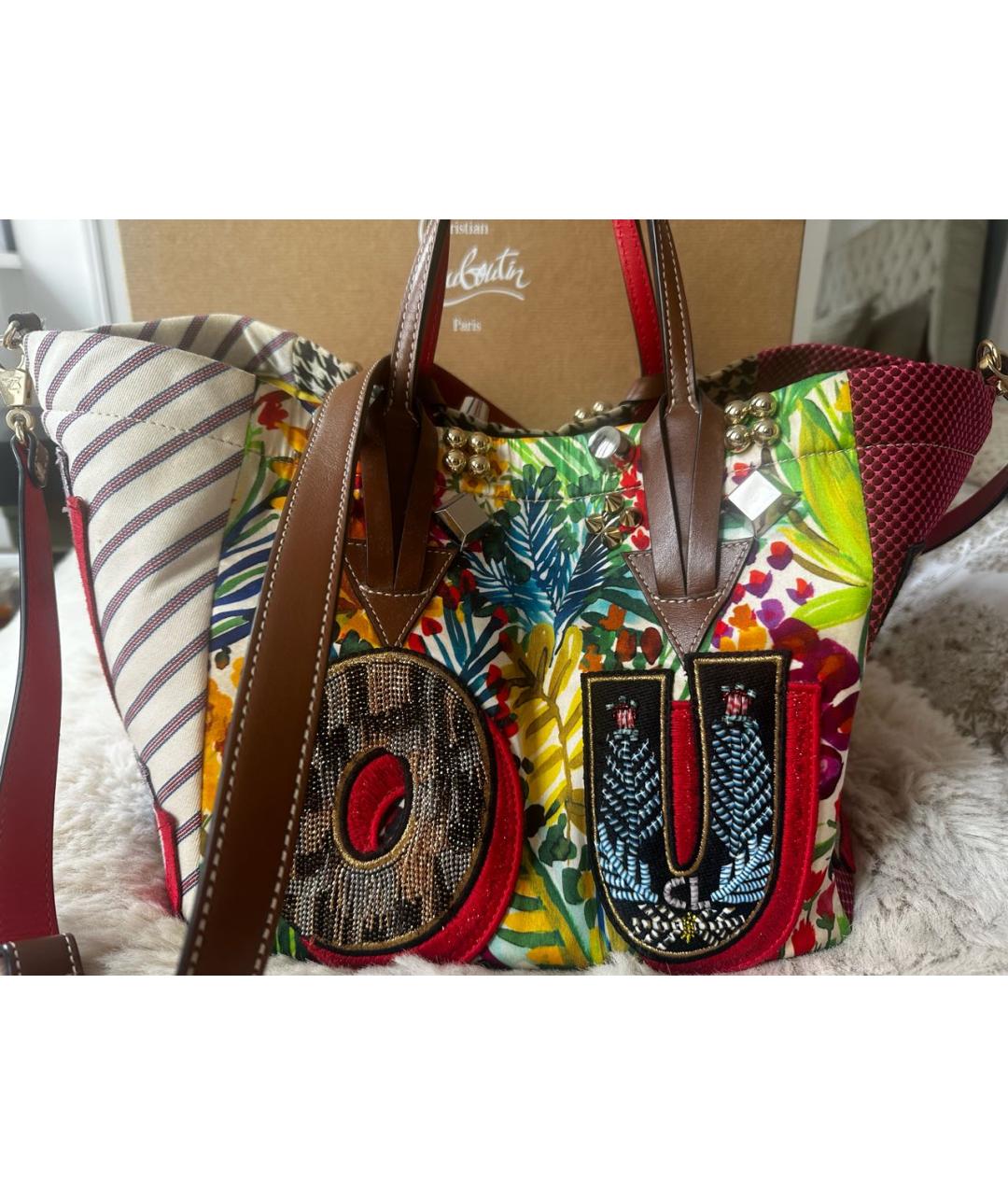 CHRISTIAN LOUBOUTIN Мульти канва сумка тоут, фото 9