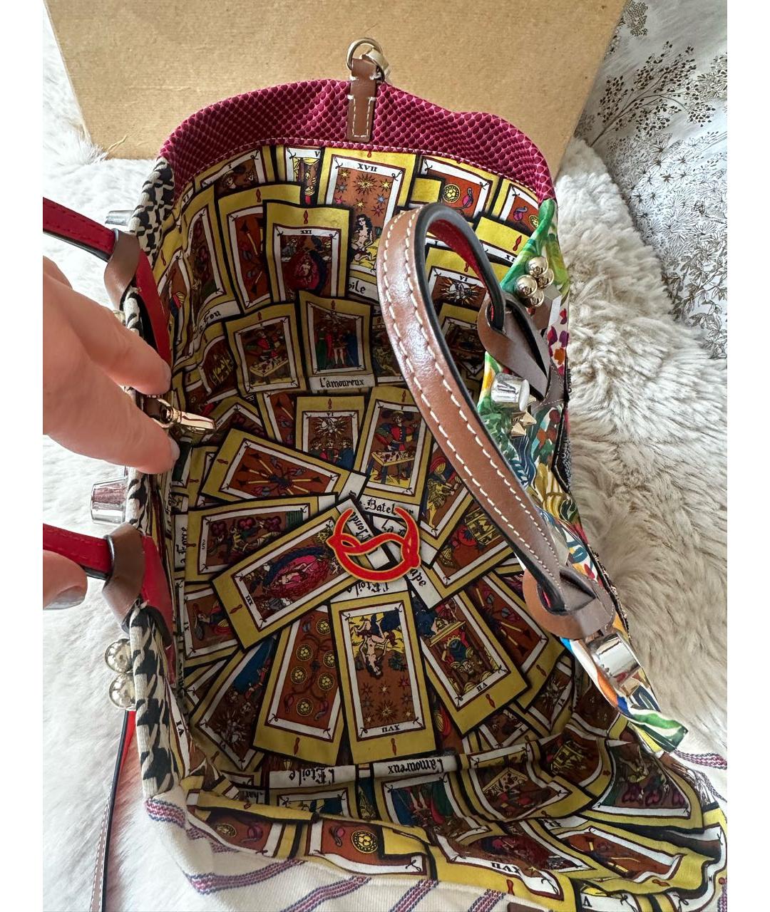 CHRISTIAN LOUBOUTIN Мульти канва сумка тоут, фото 4