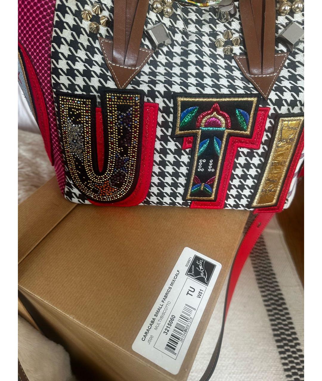CHRISTIAN LOUBOUTIN Мульти канва сумка тоут, фото 7